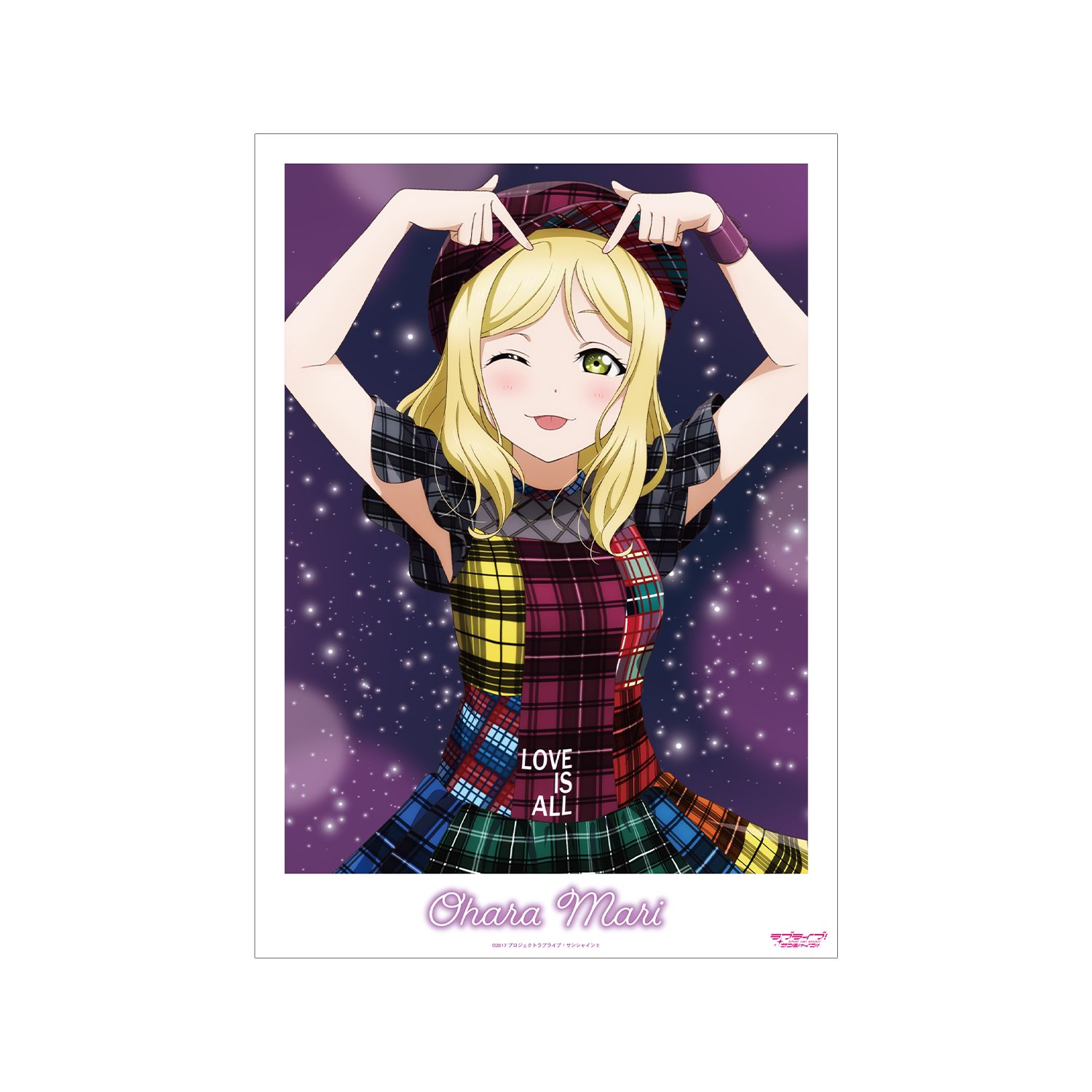 ラブライブ!サンシャイン!! 描き下ろし 小原鞠莉 3rdソロコンサートver. A3マット加工ポスター - 公式商品画像 | AniSmile