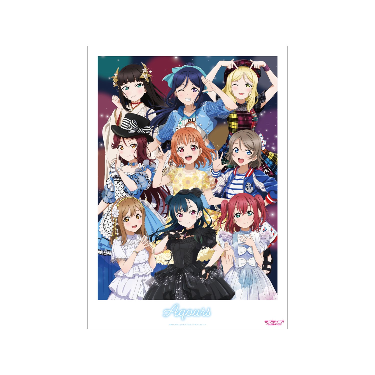 ラブライブ!サンシャイン!! 描き下ろし 集合 3rdソロコンサートver. A3マット加工ポスター - 公式商品画像 | AniSmile