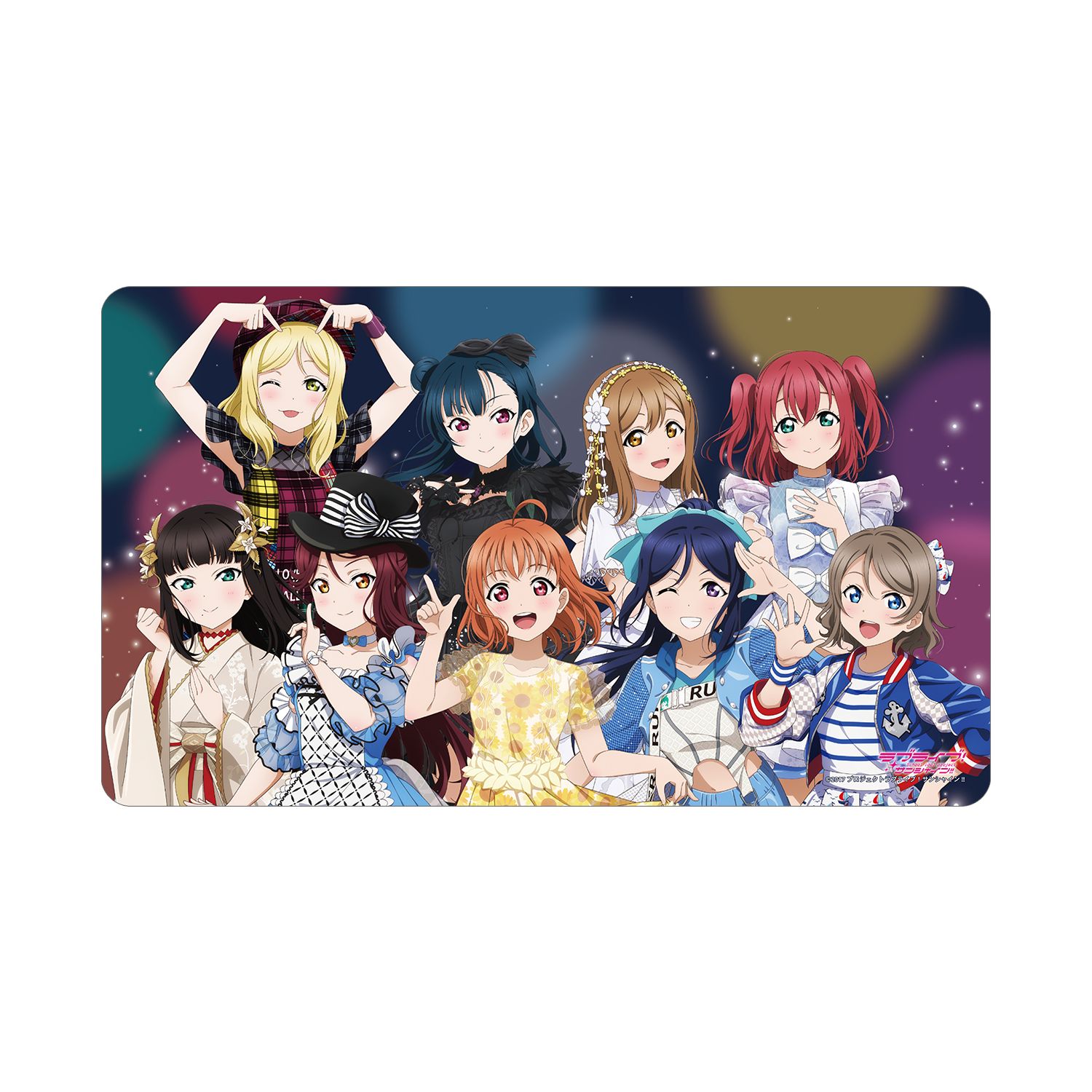 ラブライブ!サンシャイン!! 描き下ろし 集合 3rdソロコンサートver. マルチデスクマット - 公式商品画像 | AniSmile