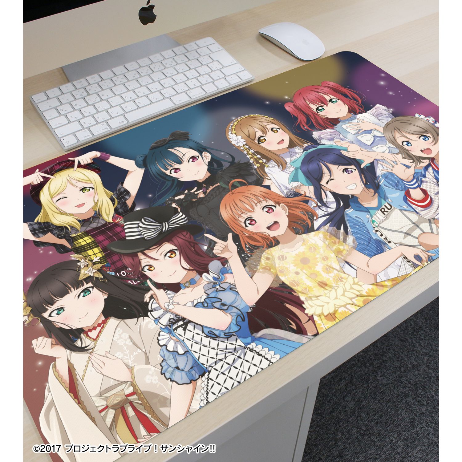 ラブライブ!サンシャイン!! 描き下ろし 集合 3rdソロコンサートver. マルチデスクマット 画像 3 | AniSmile