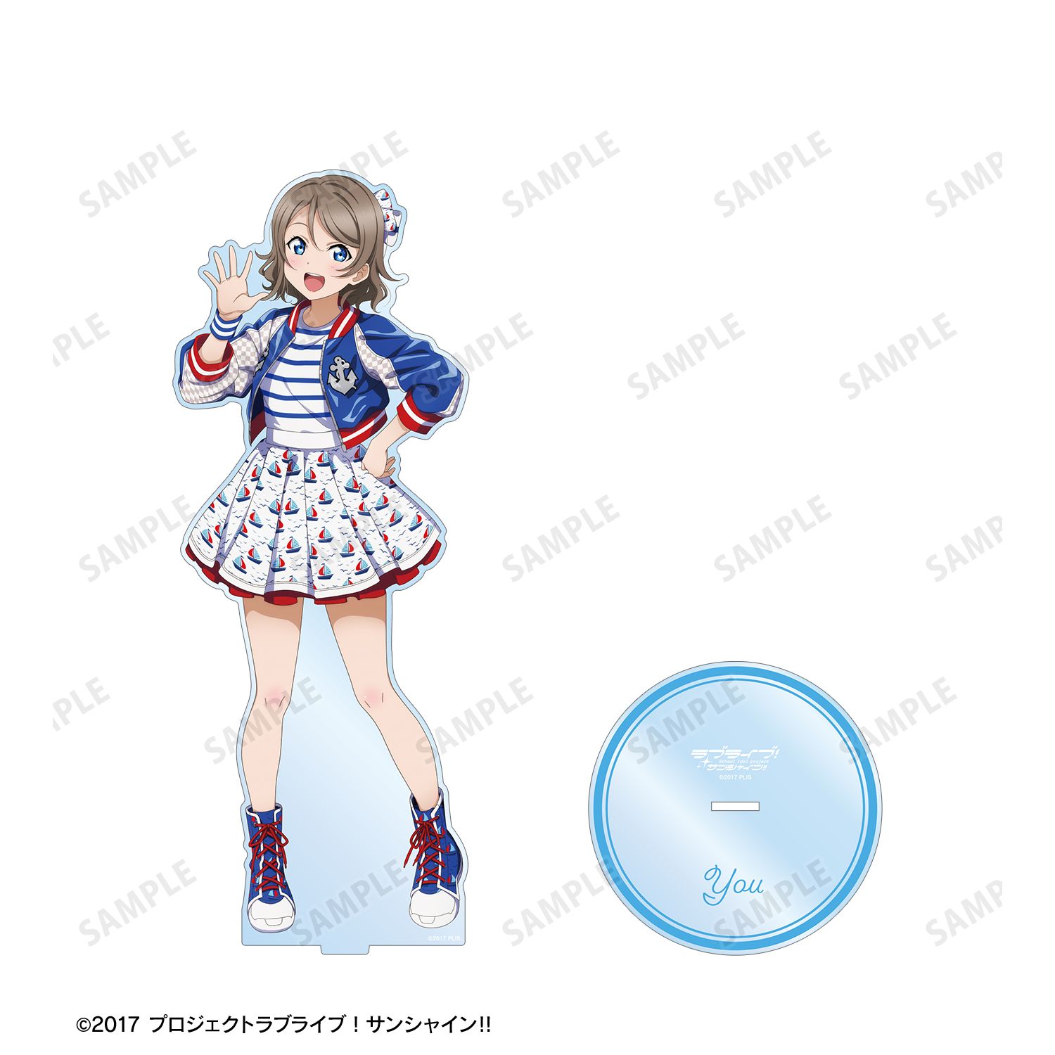 ラブライブ!サンシャイン!! 描き下ろし 渡辺 曜 3rdソロコンサートver. 特大アクリルスタンド 画像 3 | AniSmile