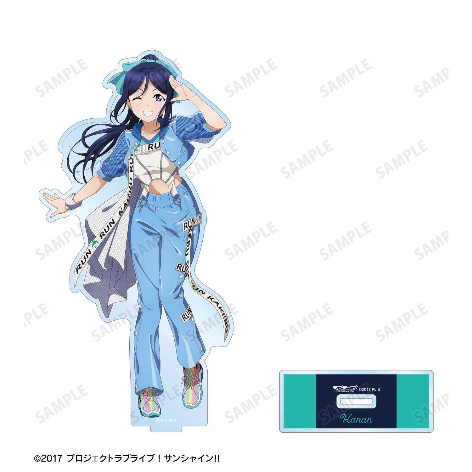 ラブライブ!サンシャイン!! 描き下ろし 松浦果南 3rdソロコンサートver. BIGアクリルスタンド 画像 3 | AniSmile