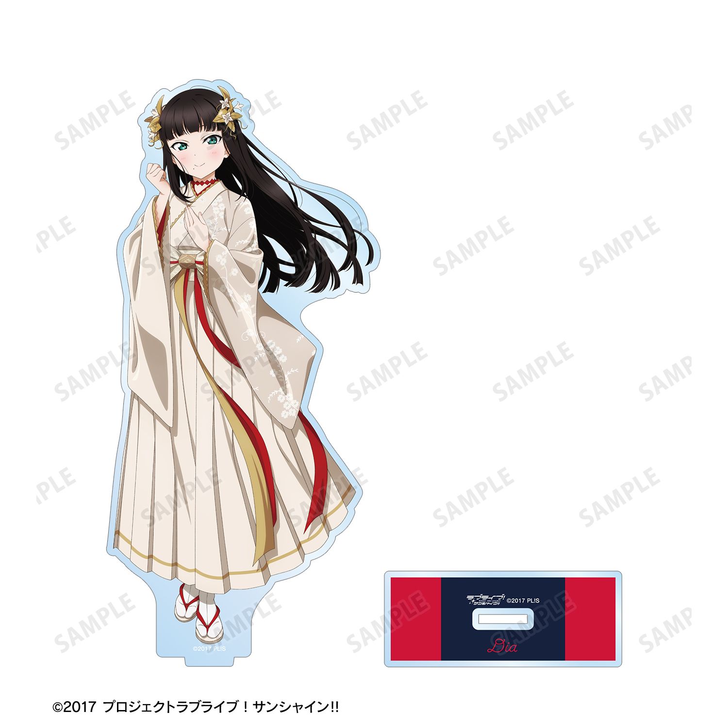 ラブライブ!サンシャイン!! 描き下ろし 黒澤ダイヤ 3rdソロコンサートver. BIGアクリルスタンド 画像 3 | AniSmile