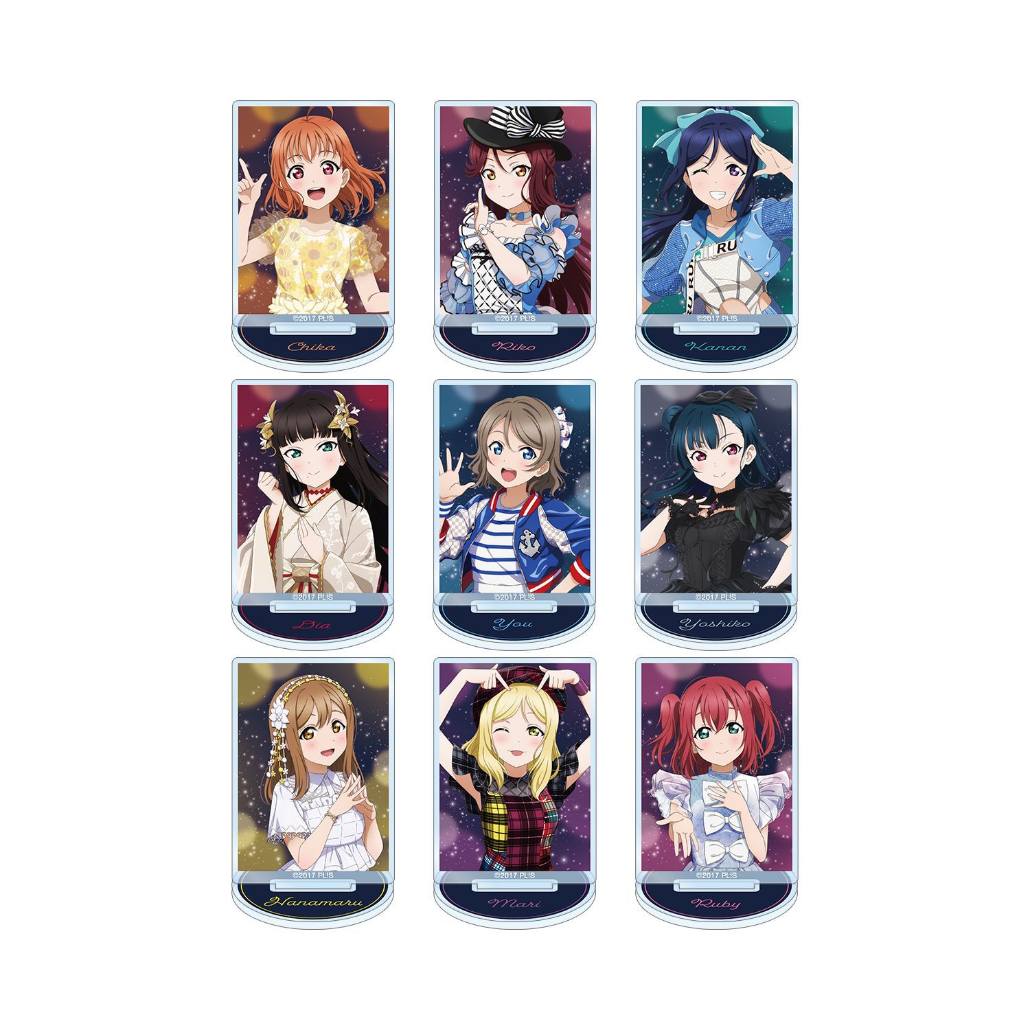 ラブライブ!サンシャイン!! 描き下ろし 3rdソロコンサートver. トレーディングミニアクリルスタンド(単位/単品) 画像 4 | AniSmile