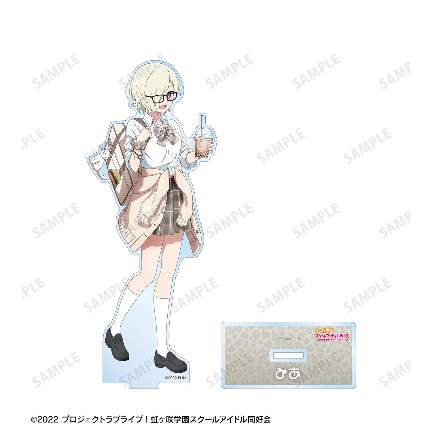 ラブライブ!虹ヶ咲学園スクールアイドル同好会 描き下ろし ミア・テイラー ギャル制服ver. BIGアクリルスタンド 画像 3 | AniSmile