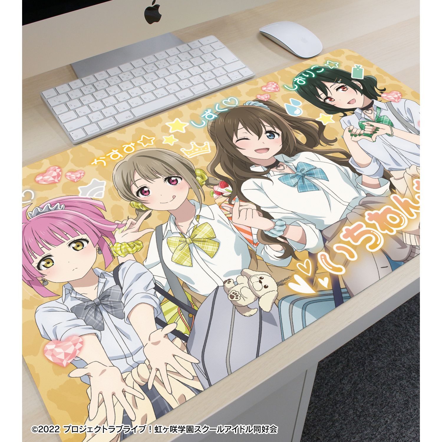 ラブライブ!虹ヶ咲学園スクールアイドル同好会 描き下ろし 1年生 ギャル制服ver. マルチデスクマット 画像 3 | AniSmile