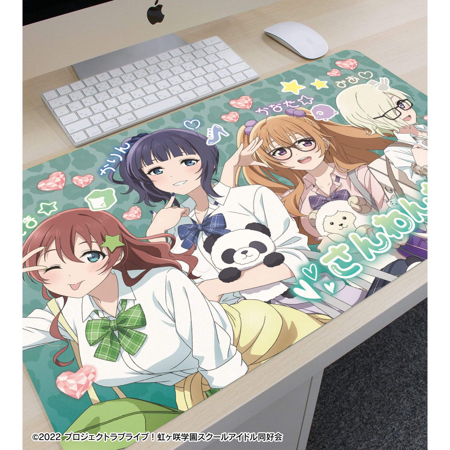 ラブライブ!虹ヶ咲学園スクールアイドル同好会 描き下ろし 3年生 ギャル制服ver. マルチデスクマット 画像 3 | AniSmile