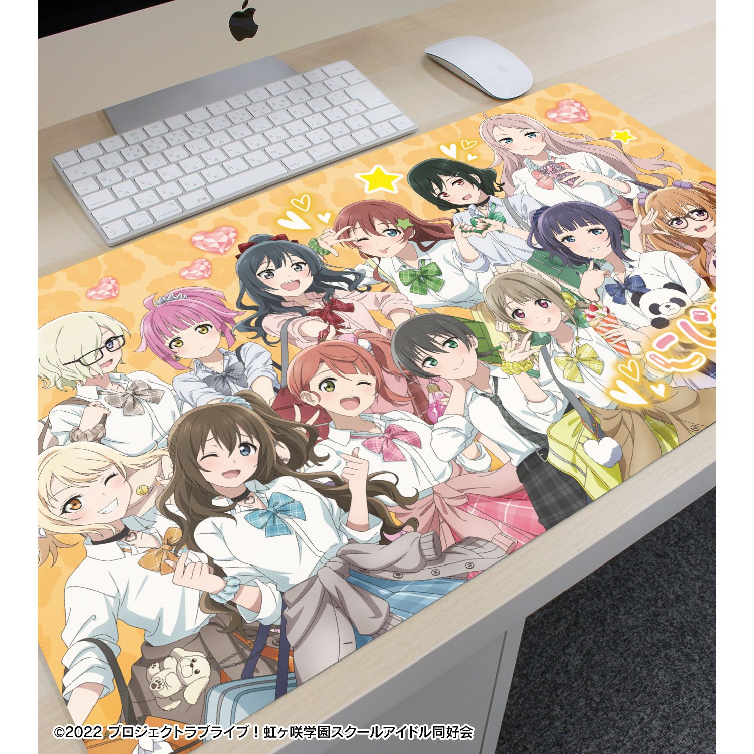 ラブライブ!虹ヶ咲学園スクールアイドル同好会 描き下ろし 集合 ギャル制服ver. マルチデスクマット 画像 3 | AniSmile