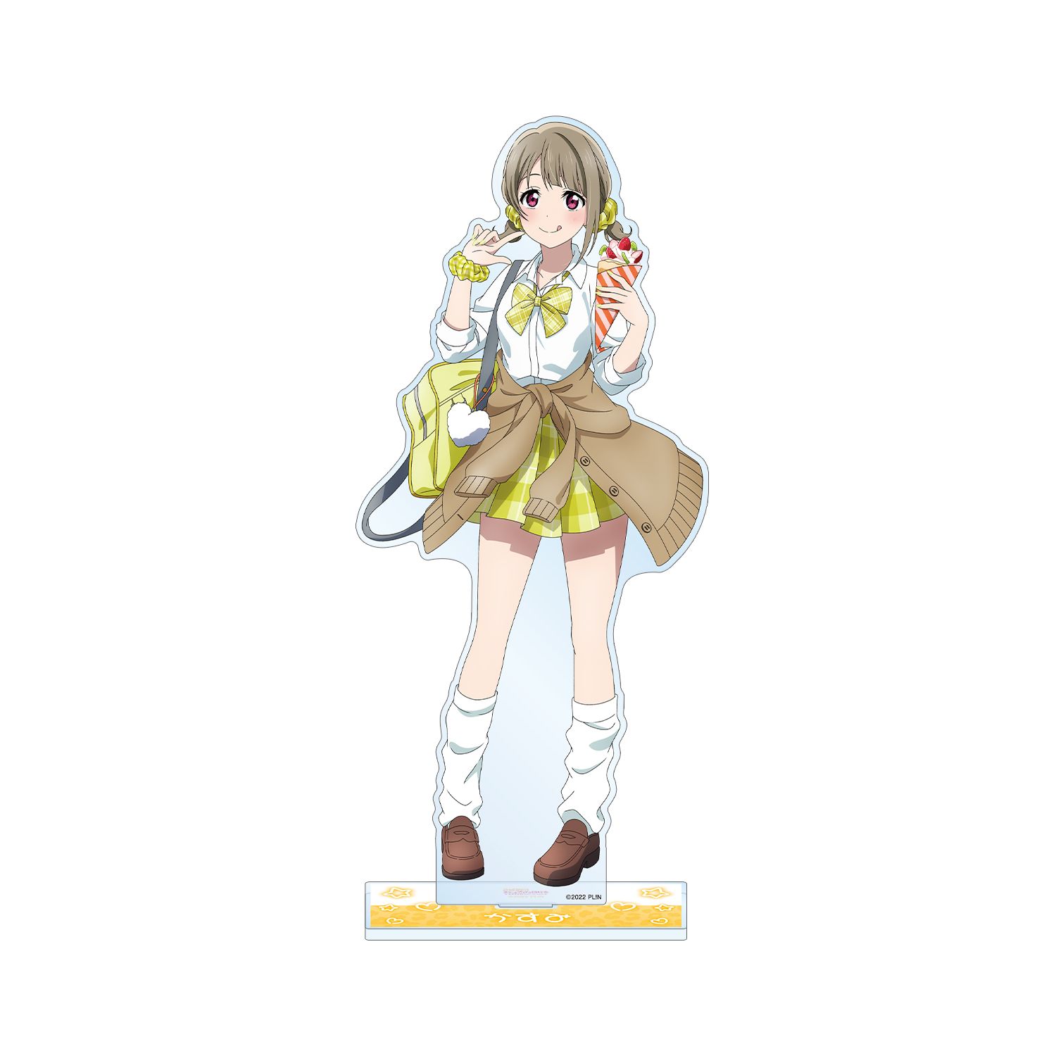 ラブライブ!虹ヶ咲学園スクールアイドル同好会 描き下ろし 中須かすみ ギャル制服ver. 特大アクリルスタンド - 公式商品画像 | AniSmile