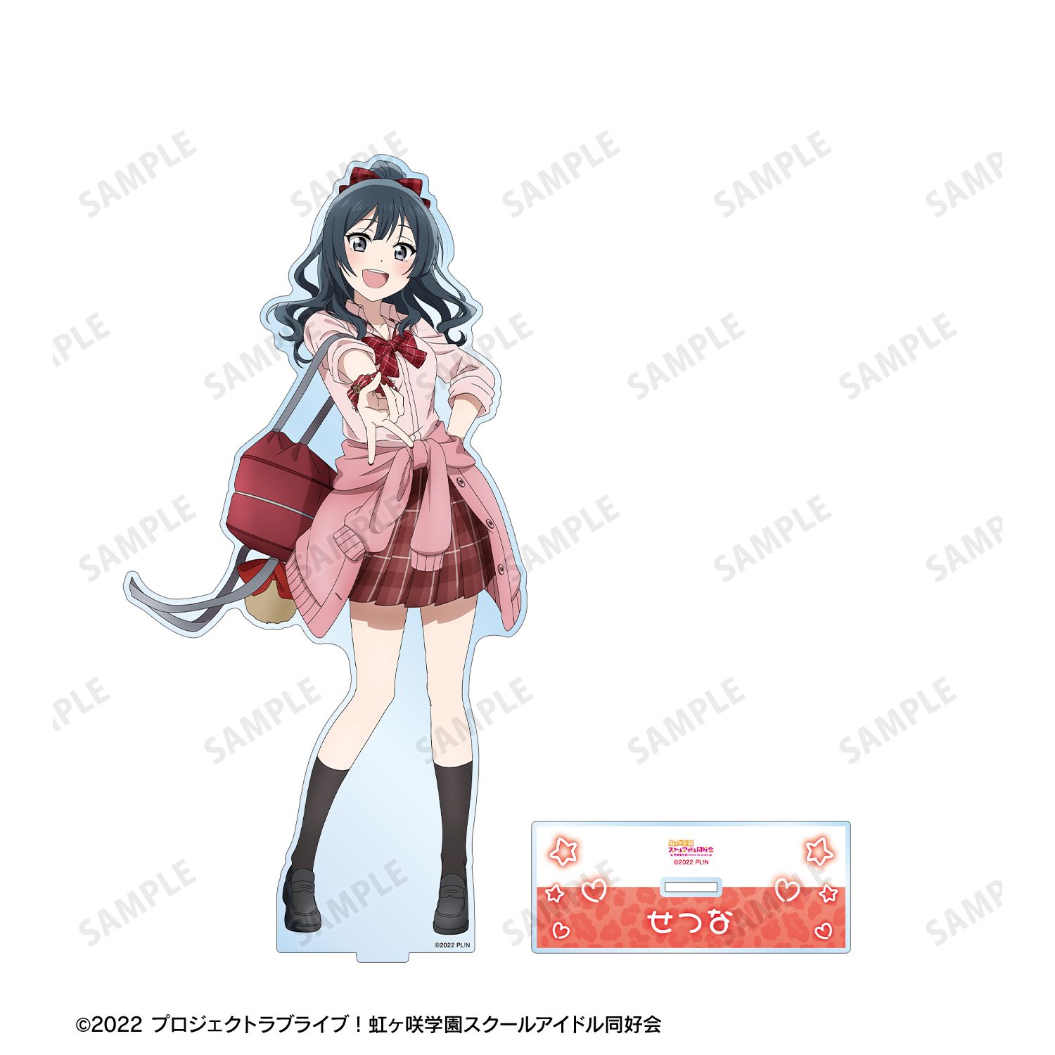 ラブライブ!虹ヶ咲学園スクールアイドル同好会 描き下ろし 優木せつ菜 ギャル制服ver. 特大アクリルスタンド 画像 2 | AniSmile