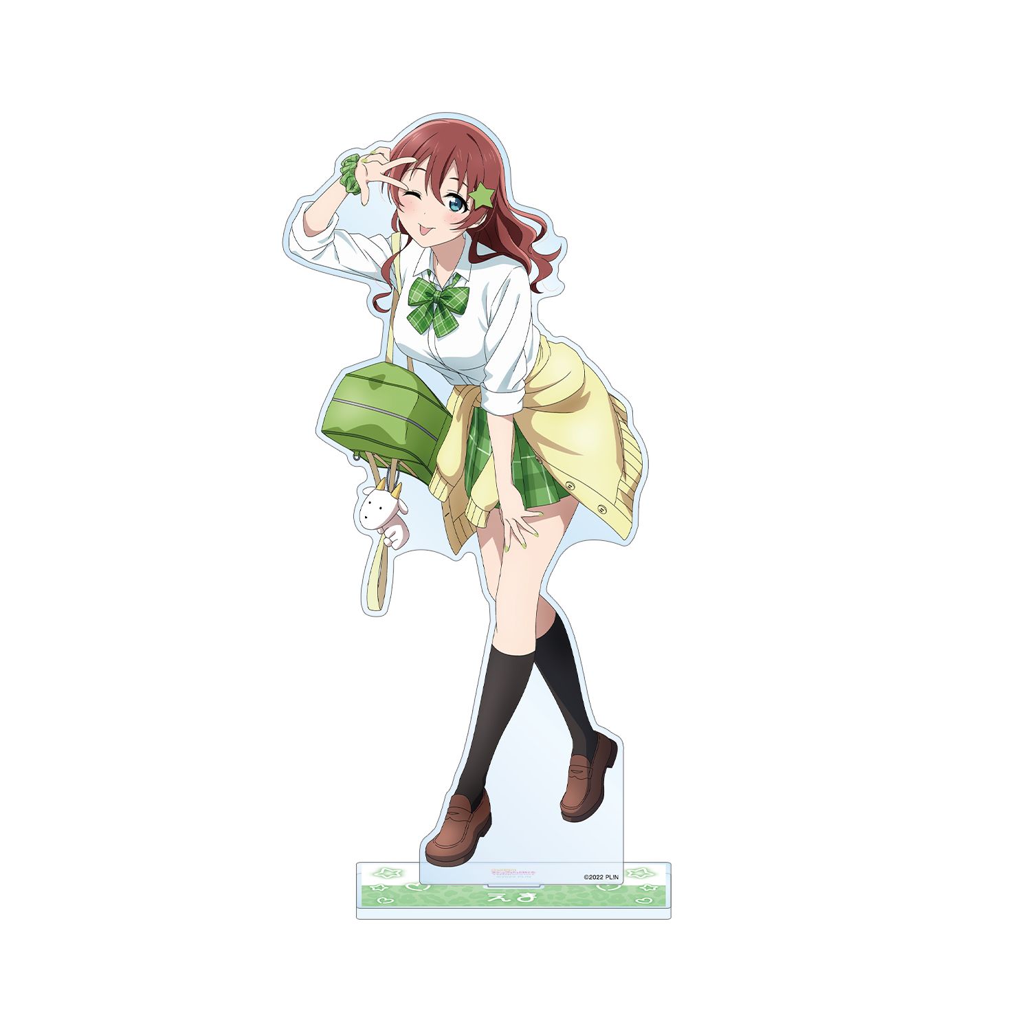ラブライブ!虹ヶ咲学園スクールアイドル同好会 描き下ろし エマ・ヴェルデ ギャル制服ver. 特大アクリルスタンド 画像 3 | AniSmile