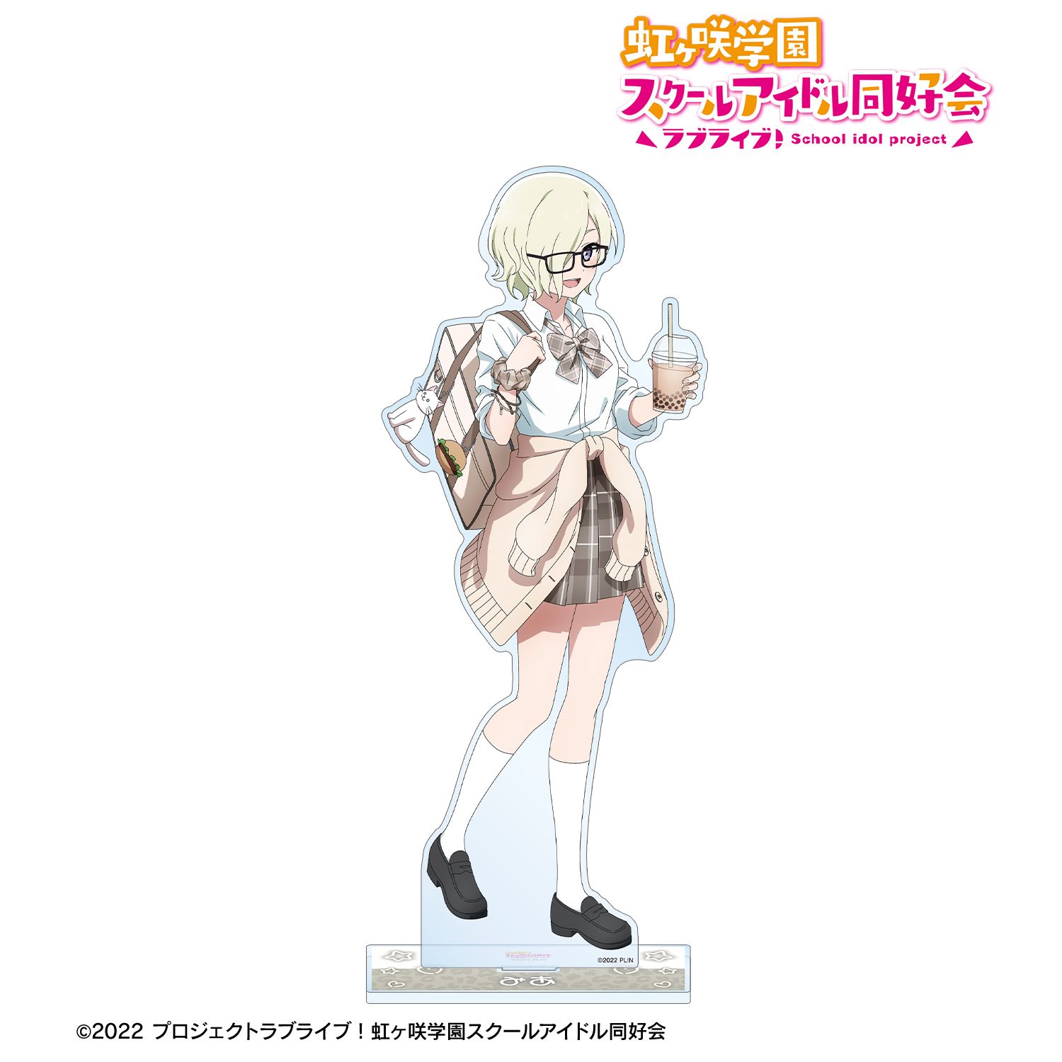 ラブライブ!虹ヶ咲学園スクールアイドル同好会 描き下ろし ミア・テイラー ギャル制服ver. 特大アクリルスタンド 画像 2 | AniSmile