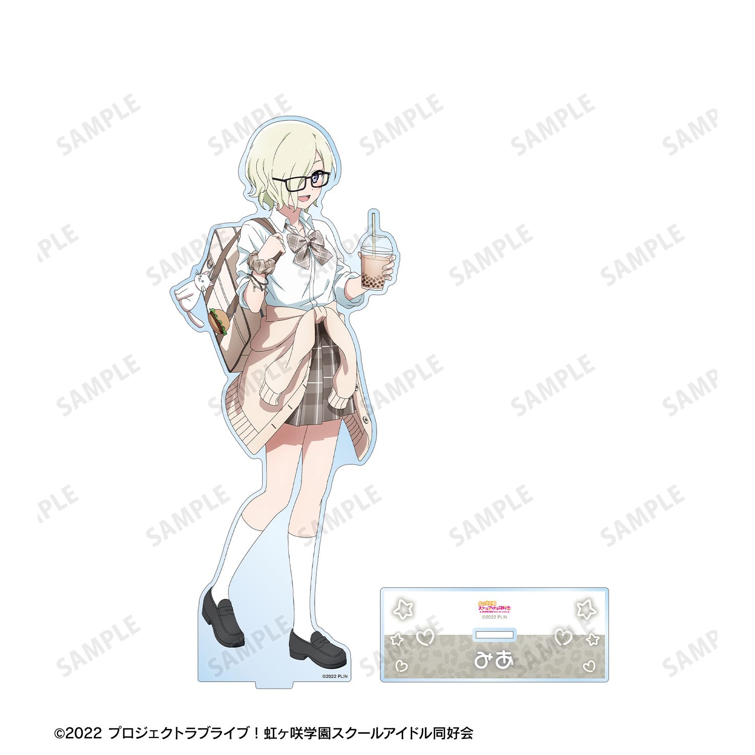 ラブライブ!虹ヶ咲学園スクールアイドル同好会 描き下ろし ミア・テイラー ギャル制服ver. 特大アクリルスタンド 画像 3 | AniSmile