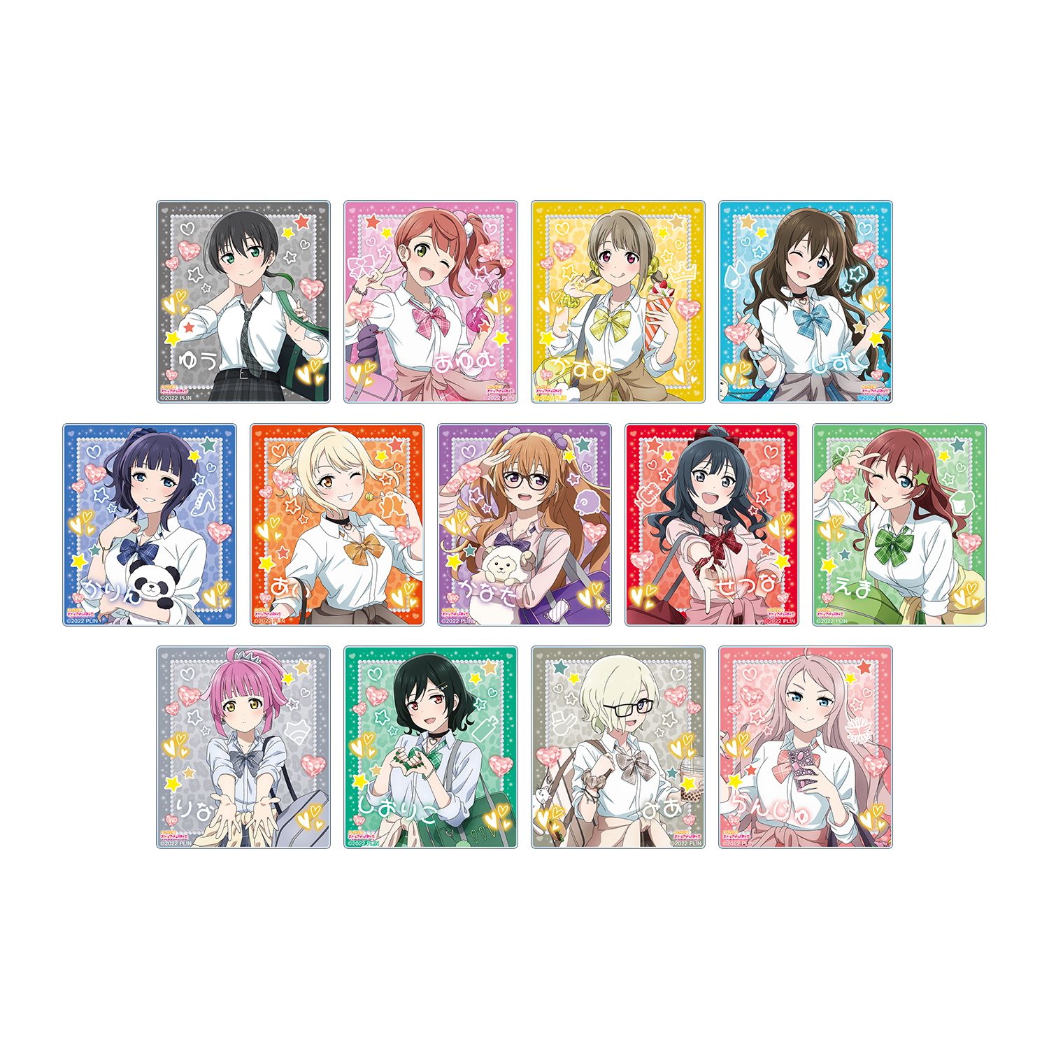 ラブライブ!虹ヶ咲学園スクールアイドル同好会 描き下ろし ギャル制服ver. トレーディングアクリルカード(単位/単品) - 公式商品画像 | AniSmile
