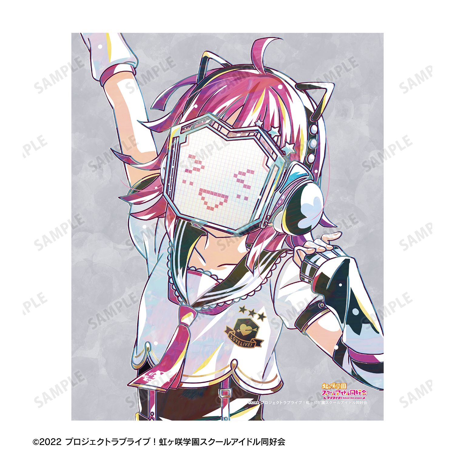 ラブライブ!虹ヶ咲学園スクールアイドル同好会 天王寺璃奈 Ani-Art 第2弾 キャンバスボード 画像 3 | AniSmile