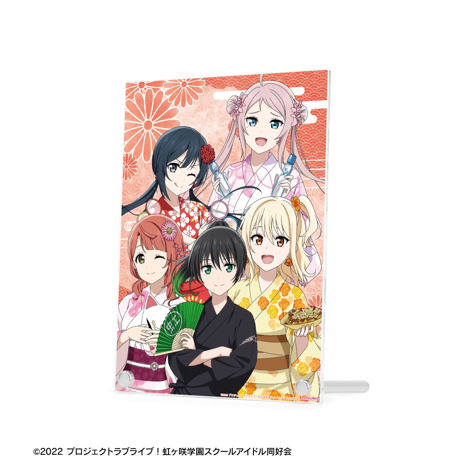 ラブライブ!虹ヶ咲学園スクールアイドル同好会 描き下ろし 2年生 縁日ver. A5アクリルパネル 画像 4 | AniSmile