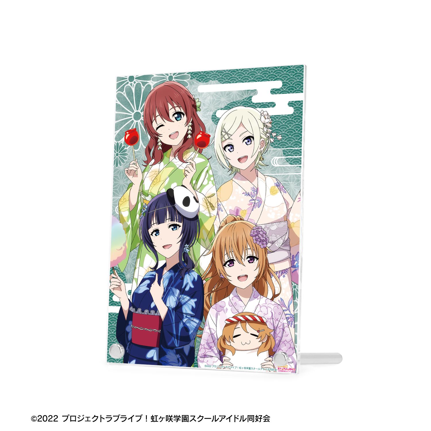 ラブライブ!虹ヶ咲学園スクールアイドル同好会 描き下ろし 3年生 縁日ver. A5アクリルパネル 画像 3 | AniSmile