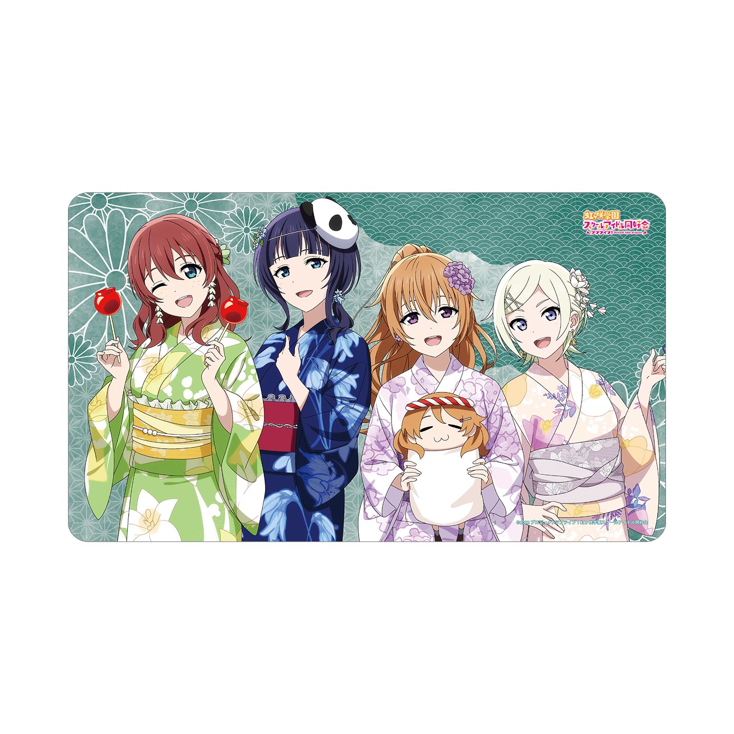 ラブライブ!虹ヶ咲学園スクールアイドル同好会 描き下ろし 3年生 縁日ver. マルチデスクマット - 公式商品画像 | AniSmile