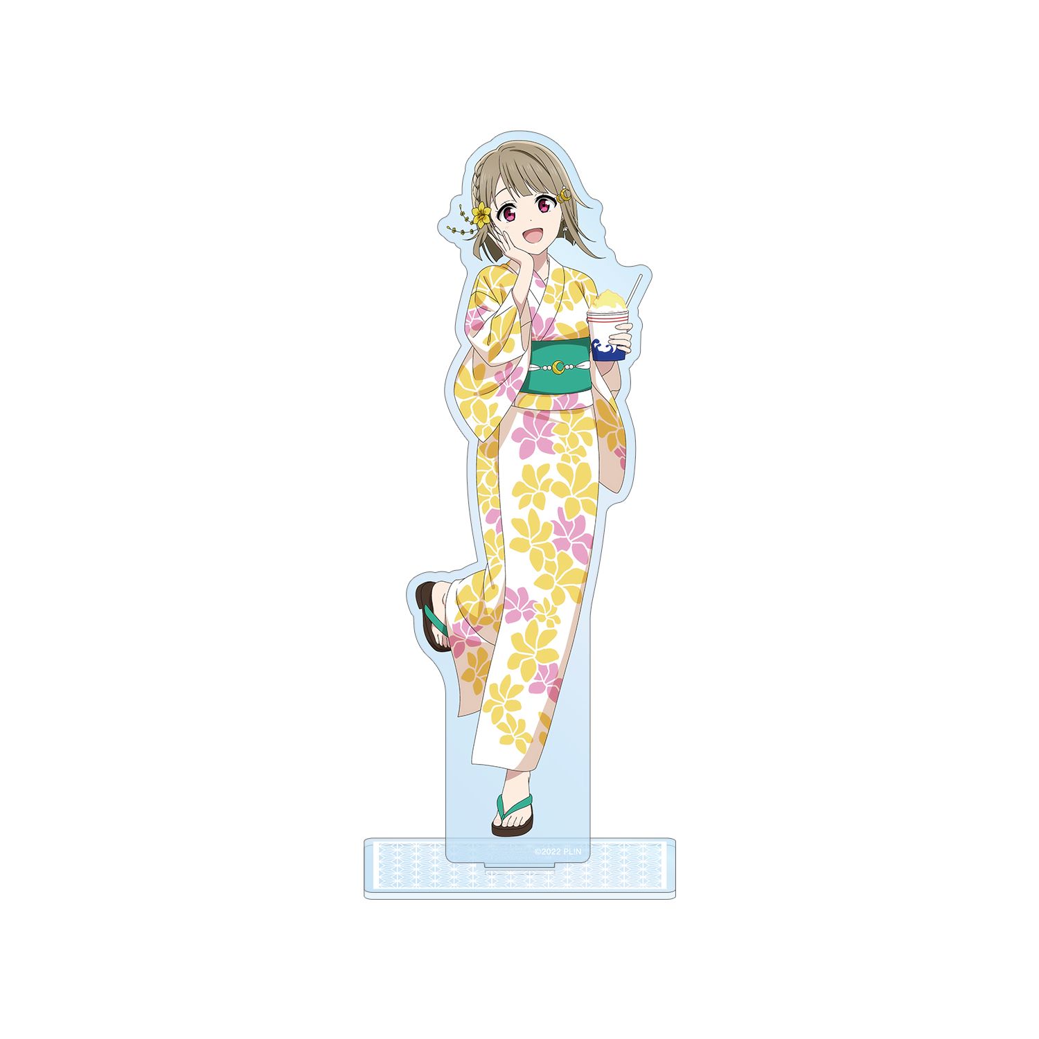 ラブライブ!虹ヶ咲学園スクールアイドル同好会 描き下ろし 中須かすみ 縁日ver. BIGアクリルスタンド 画像 2 | AniSmile