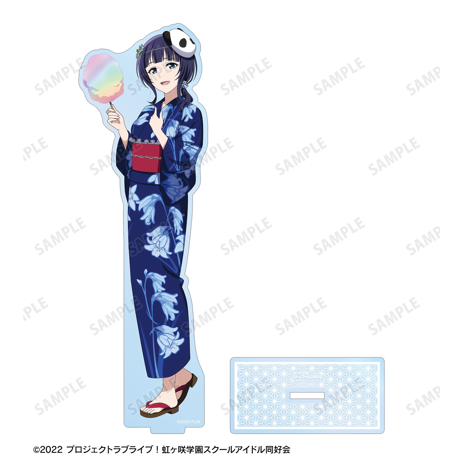 ラブライブ!虹ヶ咲学園スクールアイドル同好会 描き下ろし 朝香果林 縁日ver. BIGアクリルスタンド 画像 3 | AniSmile