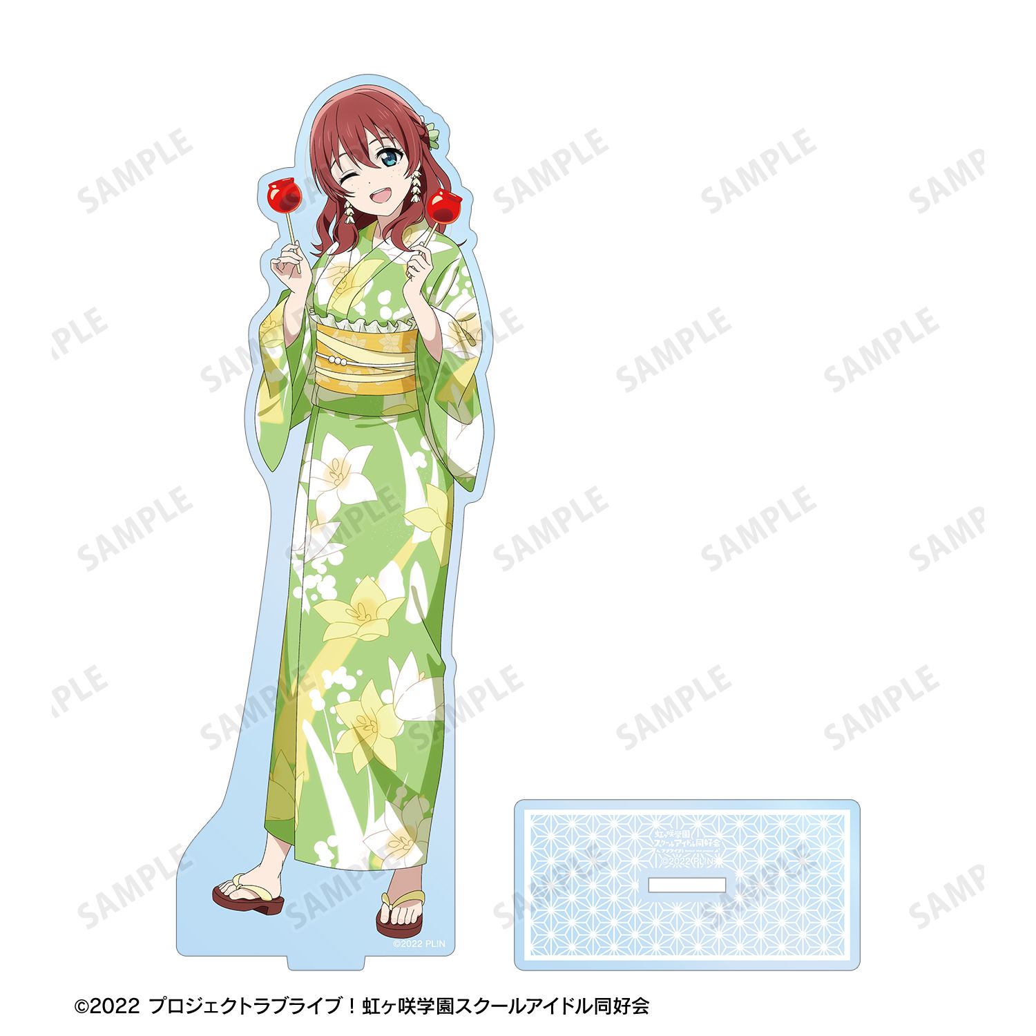 ラブライブ!虹ヶ咲学園スクールアイドル同好会 描き下ろし エマ・ヴェルデ 縁日ver. BIGアクリルスタンド 画像 3 | AniSmile