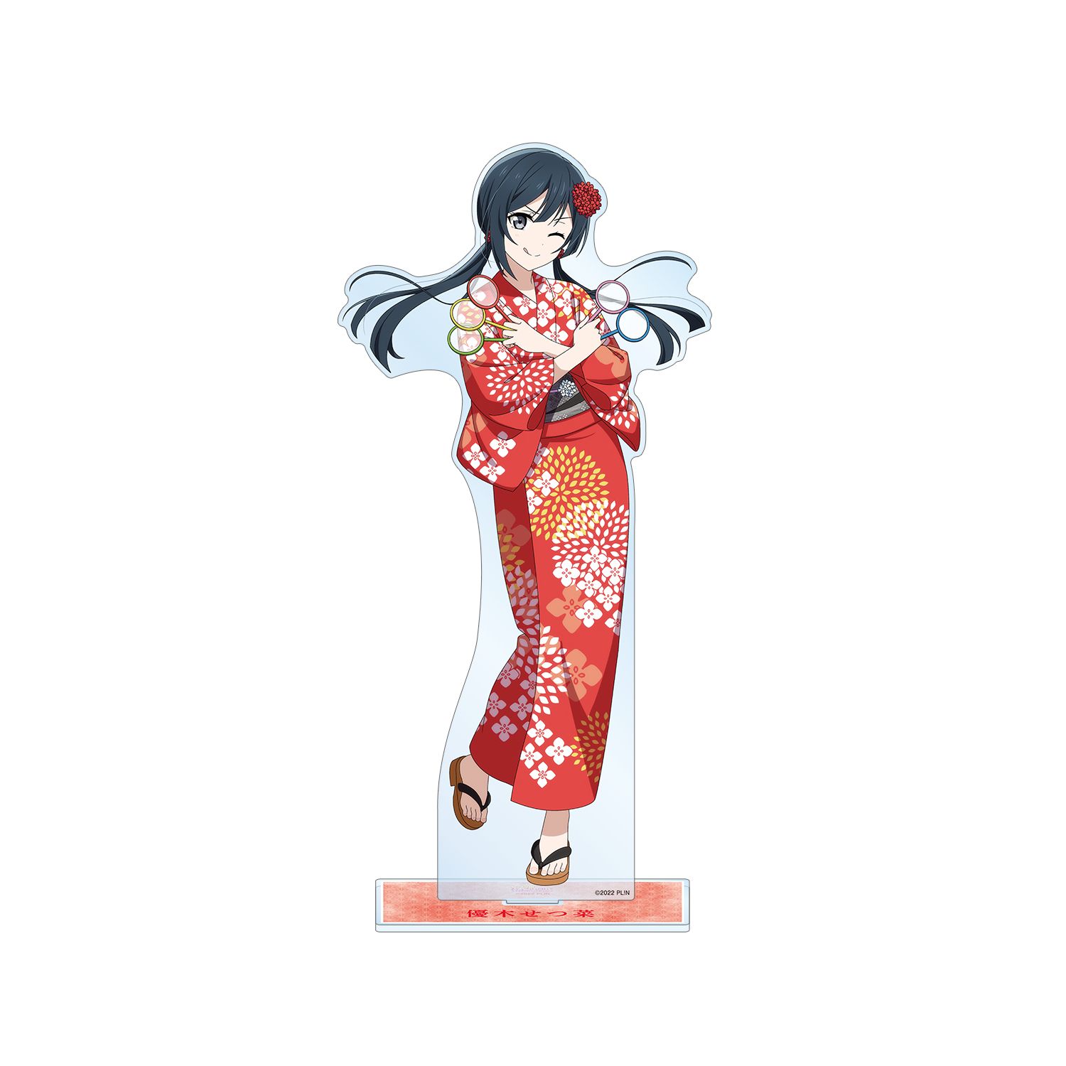 ラブライブ!虹ヶ咲学園スクールアイドル同好会 描き下ろし 優木せつ菜 縁日ver. 特大アクリルスタンド - 公式商品画像 | AniSmile