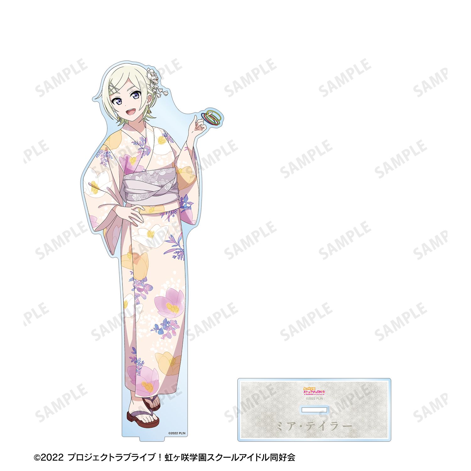 ラブライブ!虹ヶ咲学園スクールアイドル同好会 描き下ろし ミア・テイラー 縁日ver. 特大アクリルスタンド 画像 3 | AniSmile