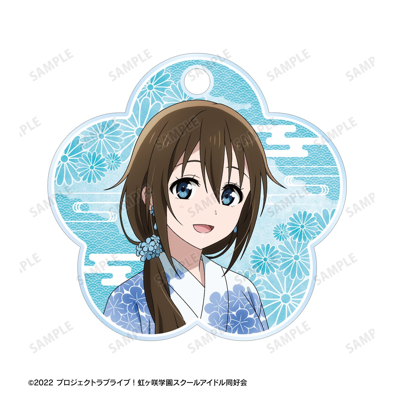 ラブライブ!虹ヶ咲学園スクールアイドル同好会 描き下ろし 桜坂しずく 縁日ver. 2連ワイヤーアクリルキーホルダー 画像 4 | AniSmile