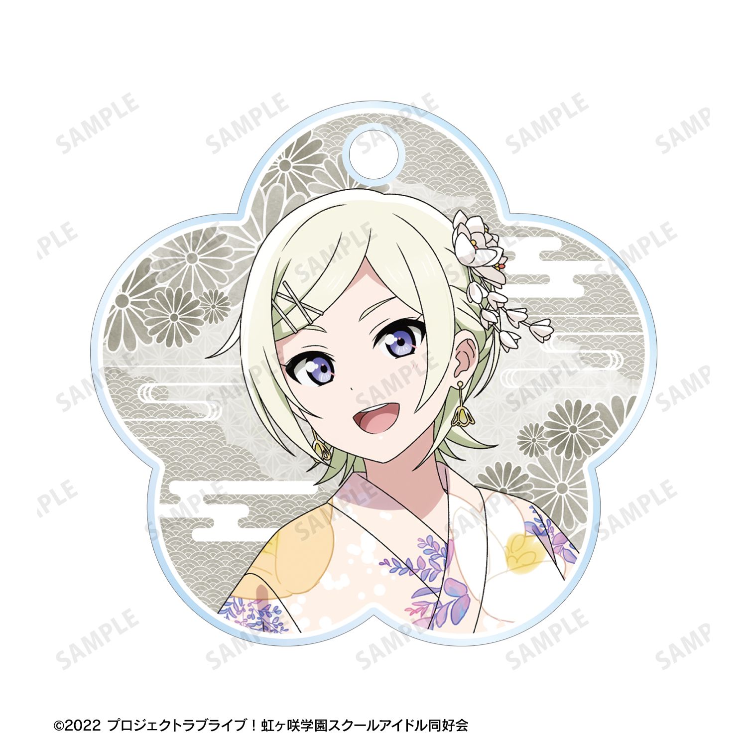ラブライブ!虹ヶ咲学園スクールアイドル同好会 描き下ろし ミア・テイラー 縁日ver. 2連ワイヤーアクリルキーホルダー 画像 3 | AniSmile