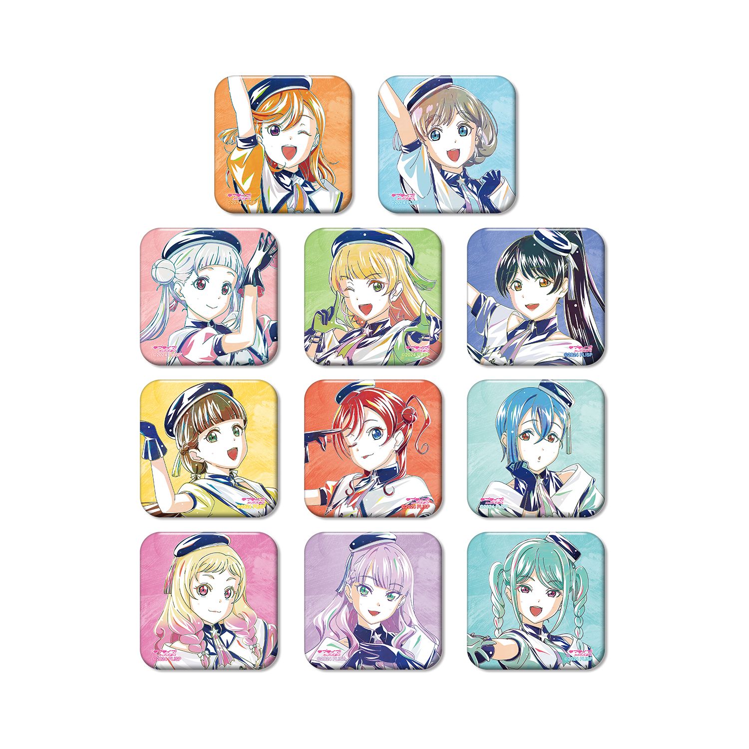 ラブライブ! 描き下ろし スーパースター!!ver. トレーディング Ani-Art スクエア缶バッジ(単位/単品) - 公式商品画像 | AniSmile