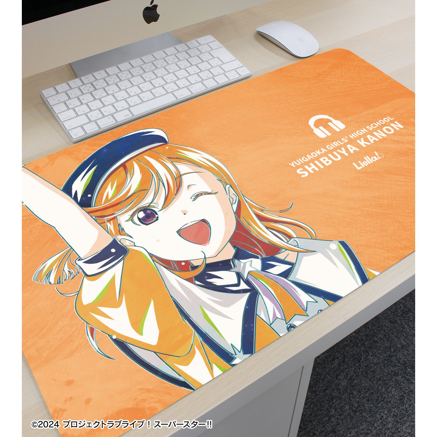 ラブライブ! 描き下ろし 澁谷かのん スーパースター!!ver. Ani-Art マルチデスクマット 画像 3 | AniSmile
