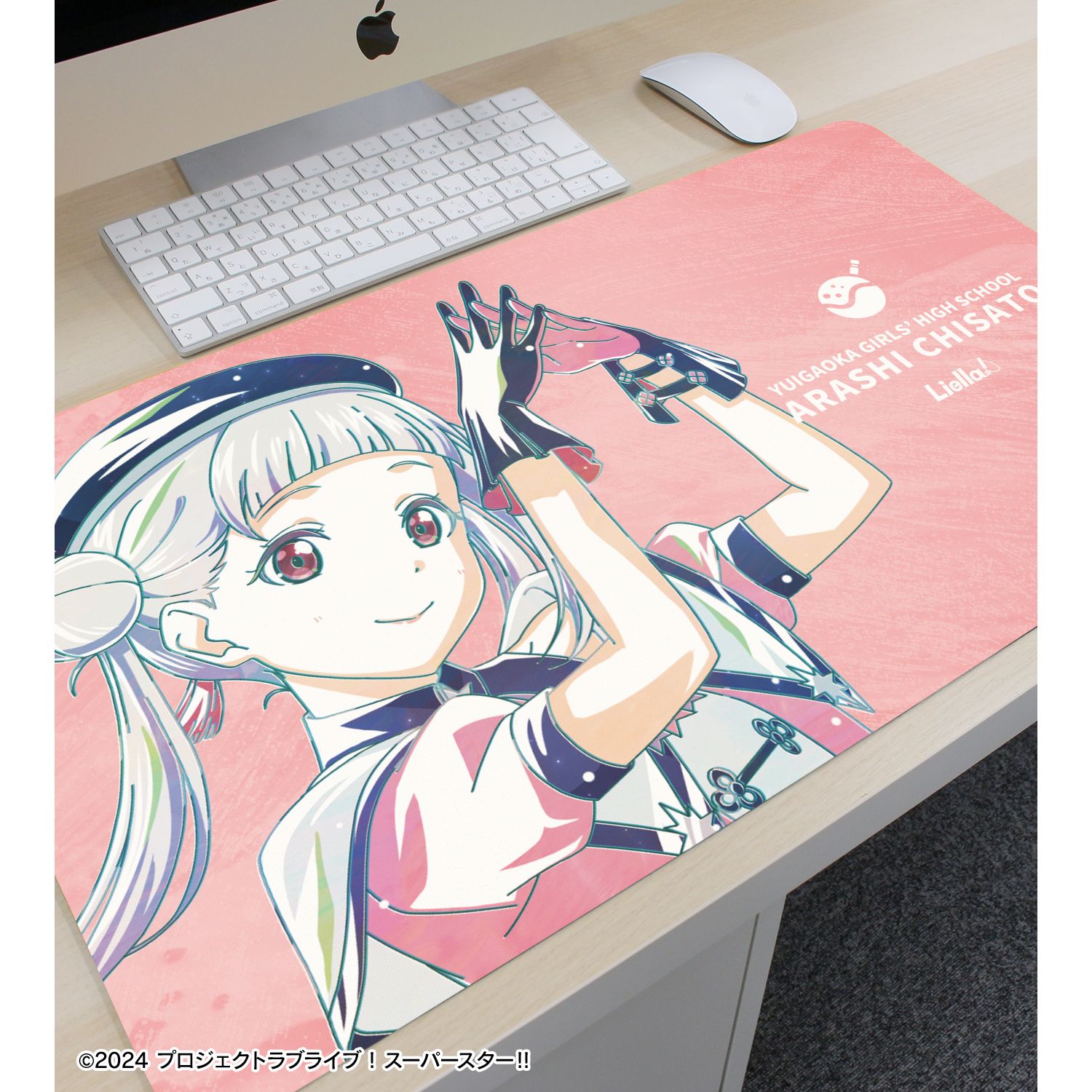 ラブライブ！ 描き下ろし 嵐 千砂都 スーパースター!!ver. Ani-Art マルチデスクマット 画像 3 | AniSmile