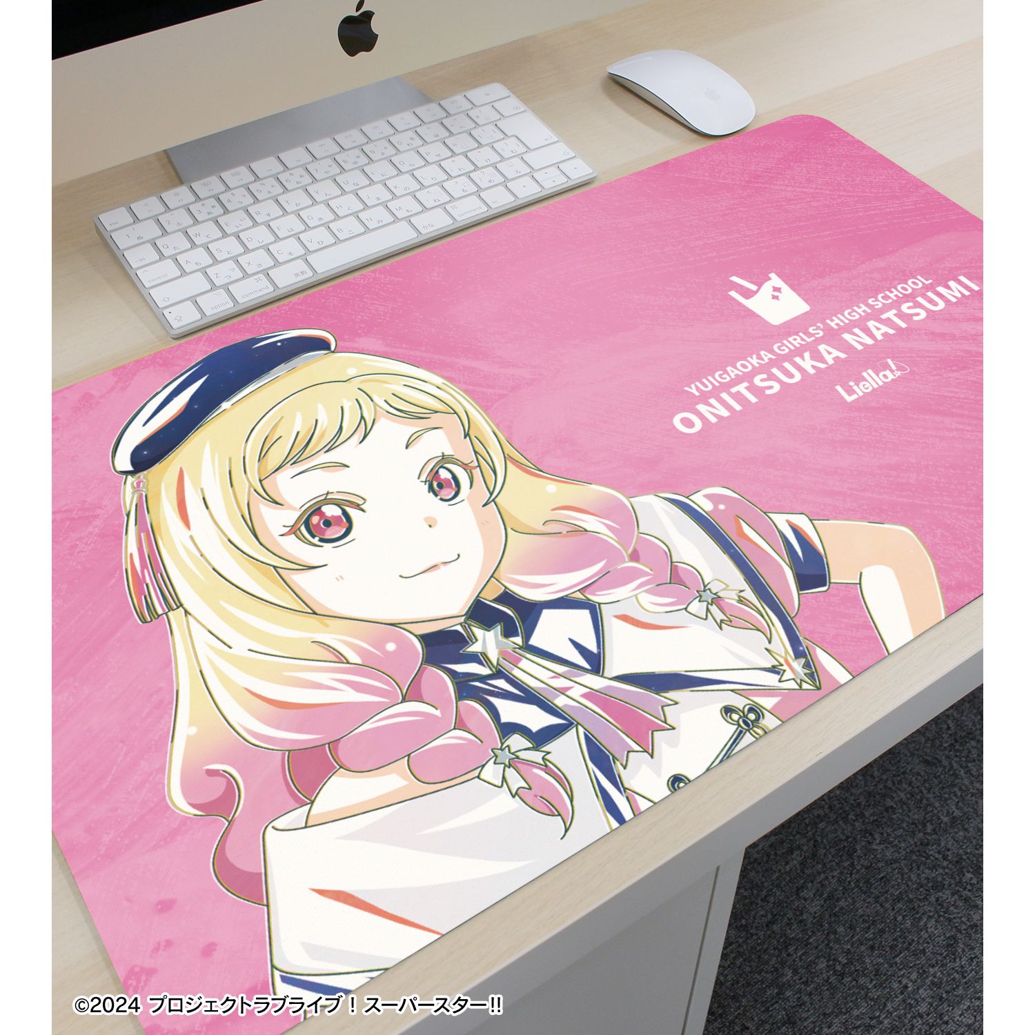ラブライブ! 描き下ろし 鬼塚夏美 スーパースター!!ver. Ani-Art マルチデスクマット 画像 3 | AniSmile