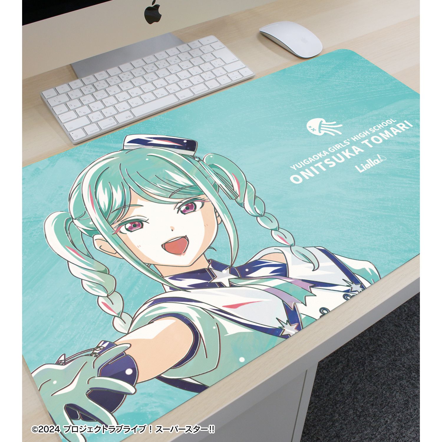 ラブライブ! 描き下ろし 鬼塚冬毬 スーパースター!!ver. Ani-Art マルチデスクマット 画像 3 | AniSmile