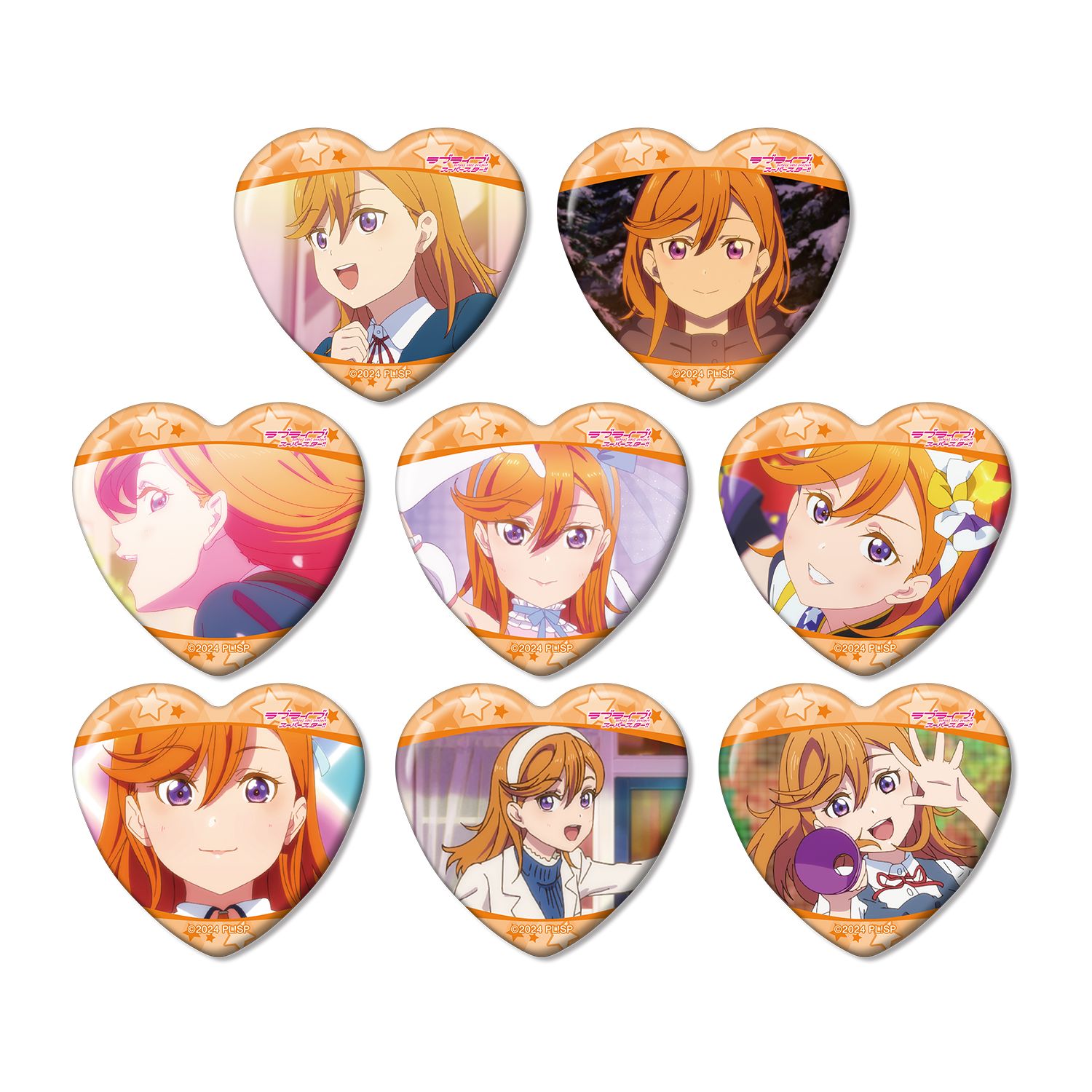 ラブライブ!スーパースター!! トレーディング 澁谷かのんオンリー 場面写ハート型缶バッジ(単位/単品) - 公式商品画像 | AniSmile