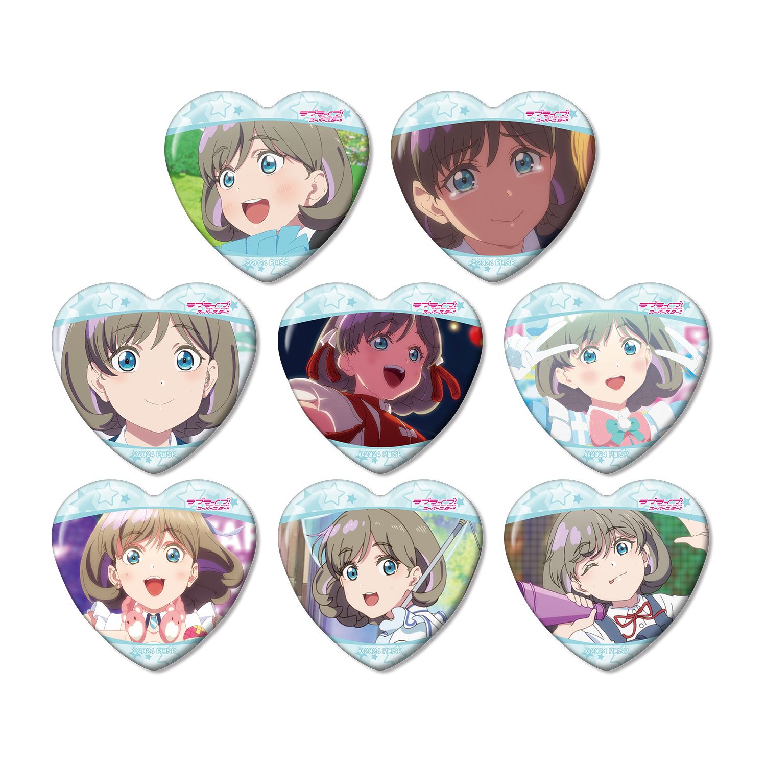 ラブライブ!スーパースター!! トレーディング 唐 可可オンリー 場面写ハート型缶バッジ(単位/単品) - 公式商品画像 | AniSmile