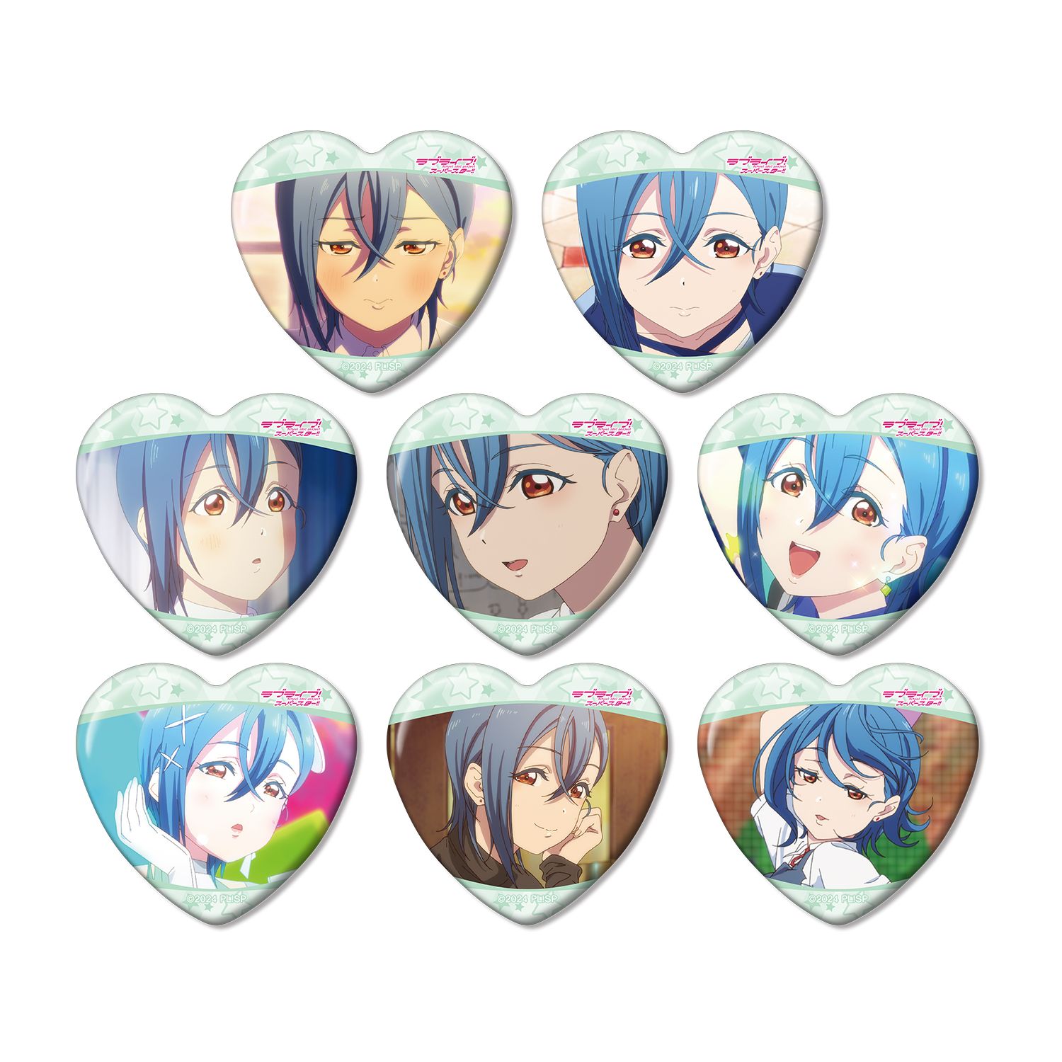 ラブライブ!スーパースター!! トレーディング 若菜四季オンリー 場面写ハート型缶バッジ(単位/単品) - 公式商品画像 | AniSmile