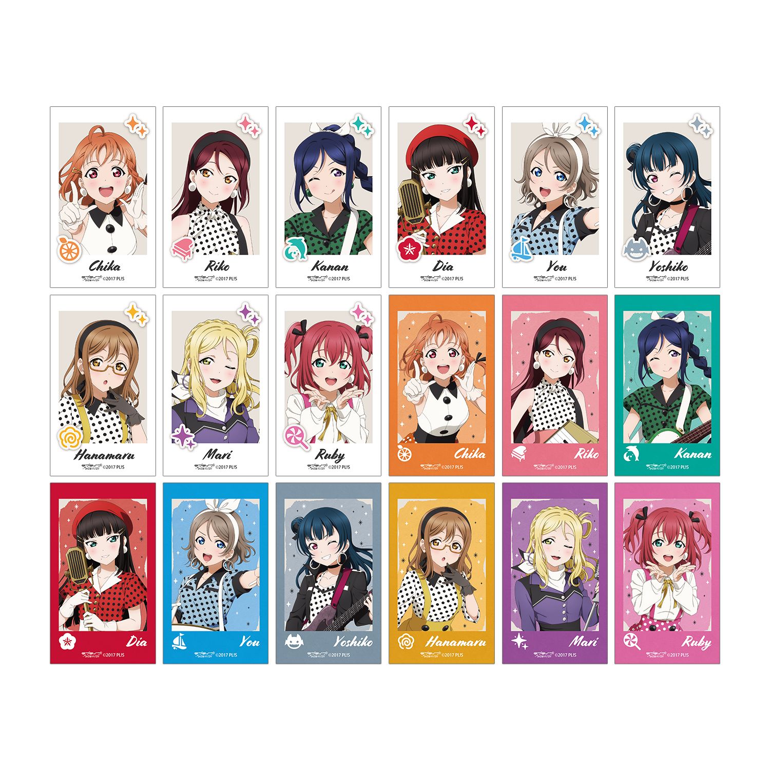 ラブライブ!サンシャイン!! 描き下ろし The Blue Swell衣装ver. トレーディングAni-Frame(単位/単品) - 公式商品画像 | AniSmile