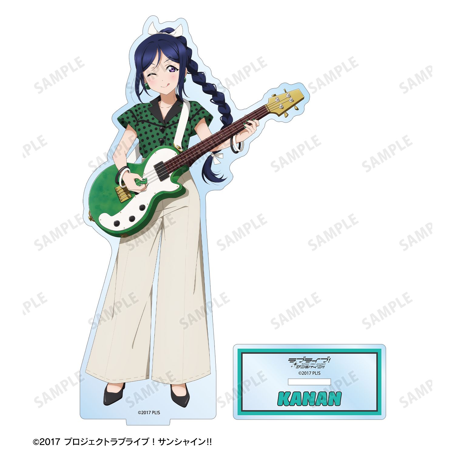 ラブライブ!サンシャイン!! 描き下ろし 松浦果南 The Blue Swell衣装ver. BIGアクリルスタンド 画像 3 | AniSmile