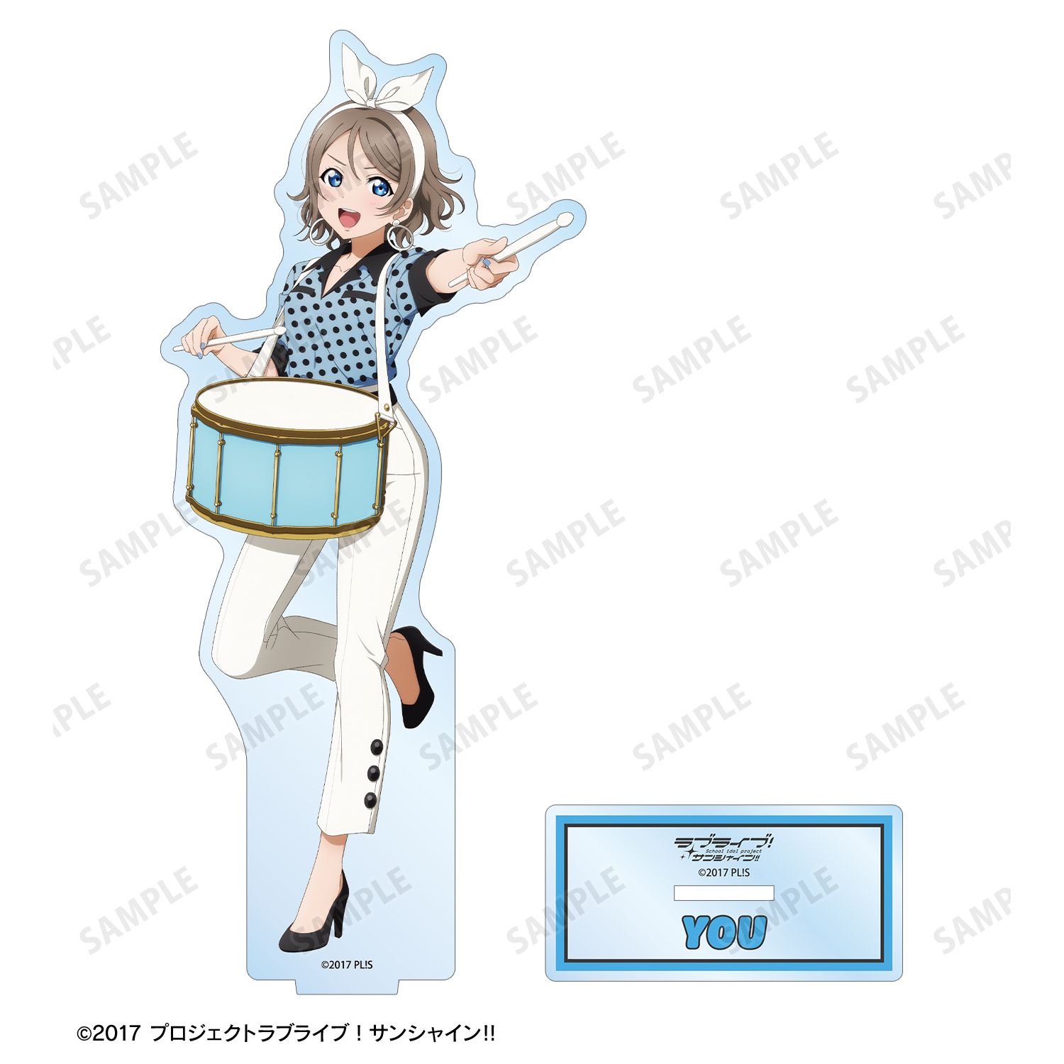 ラブライブ!サンシャイン!! 描き下ろし 渡辺 曜 The Blue Swell衣装ver. BIGアクリルスタンド 画像 3 | AniSmile