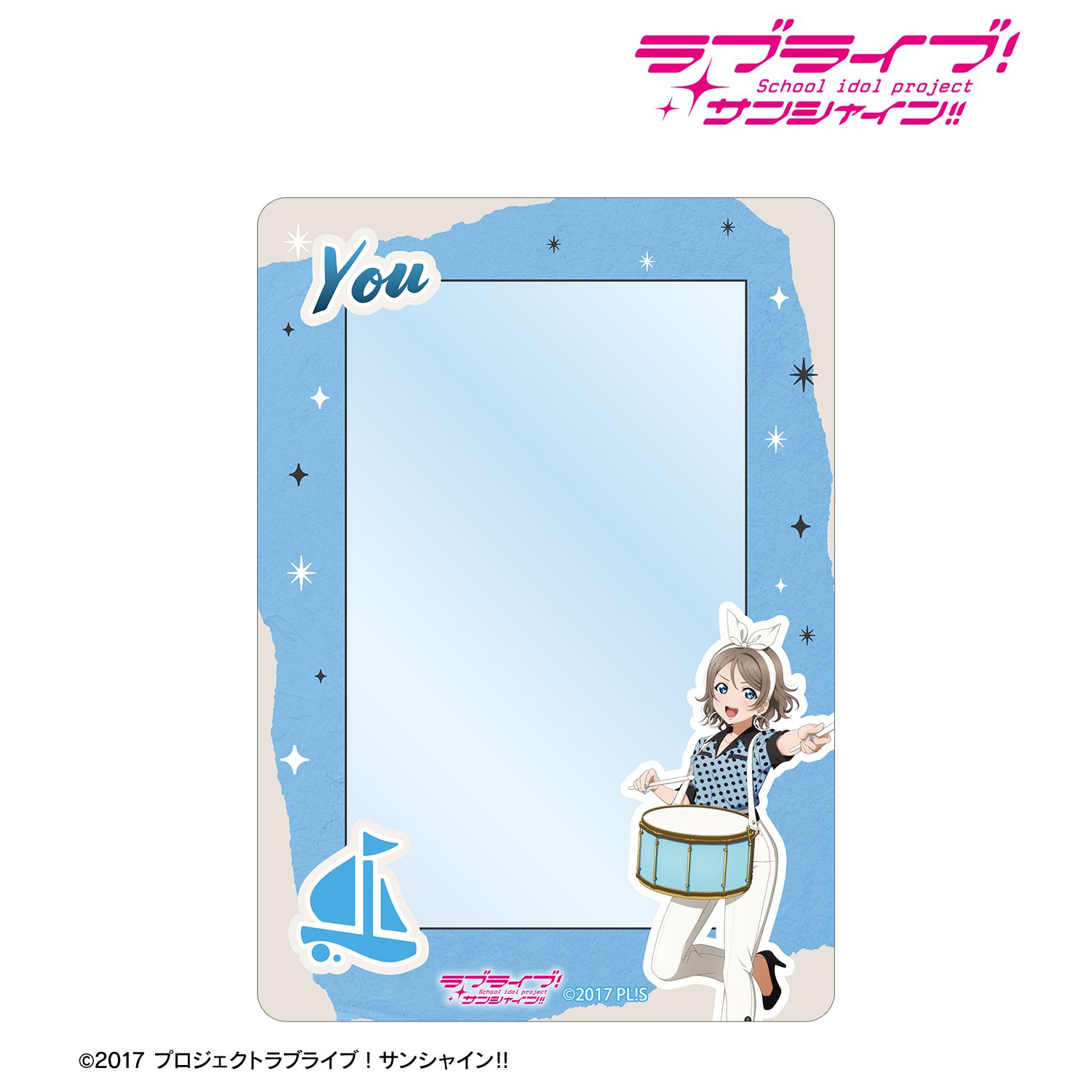 ラブライブ!サンシャイン!! 描き下ろし 渡辺 曜 The Blue Swell衣装ver. B8硬質ケース - 公式商品画像 | AniSmile