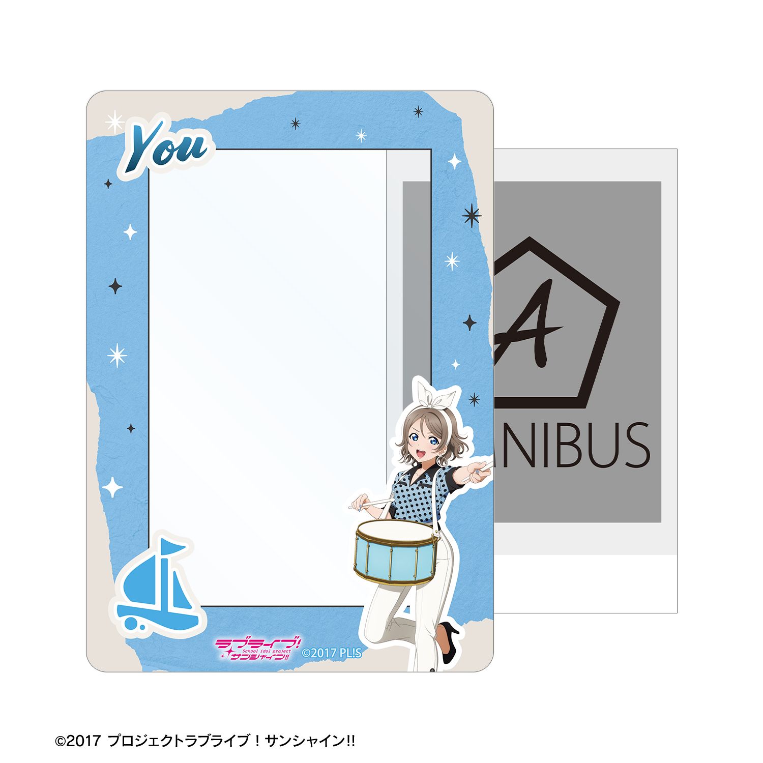 ラブライブ!サンシャイン!! 描き下ろし 渡辺 曜 The Blue Swell衣装ver. B8硬質ケース 画像 4 | AniSmile