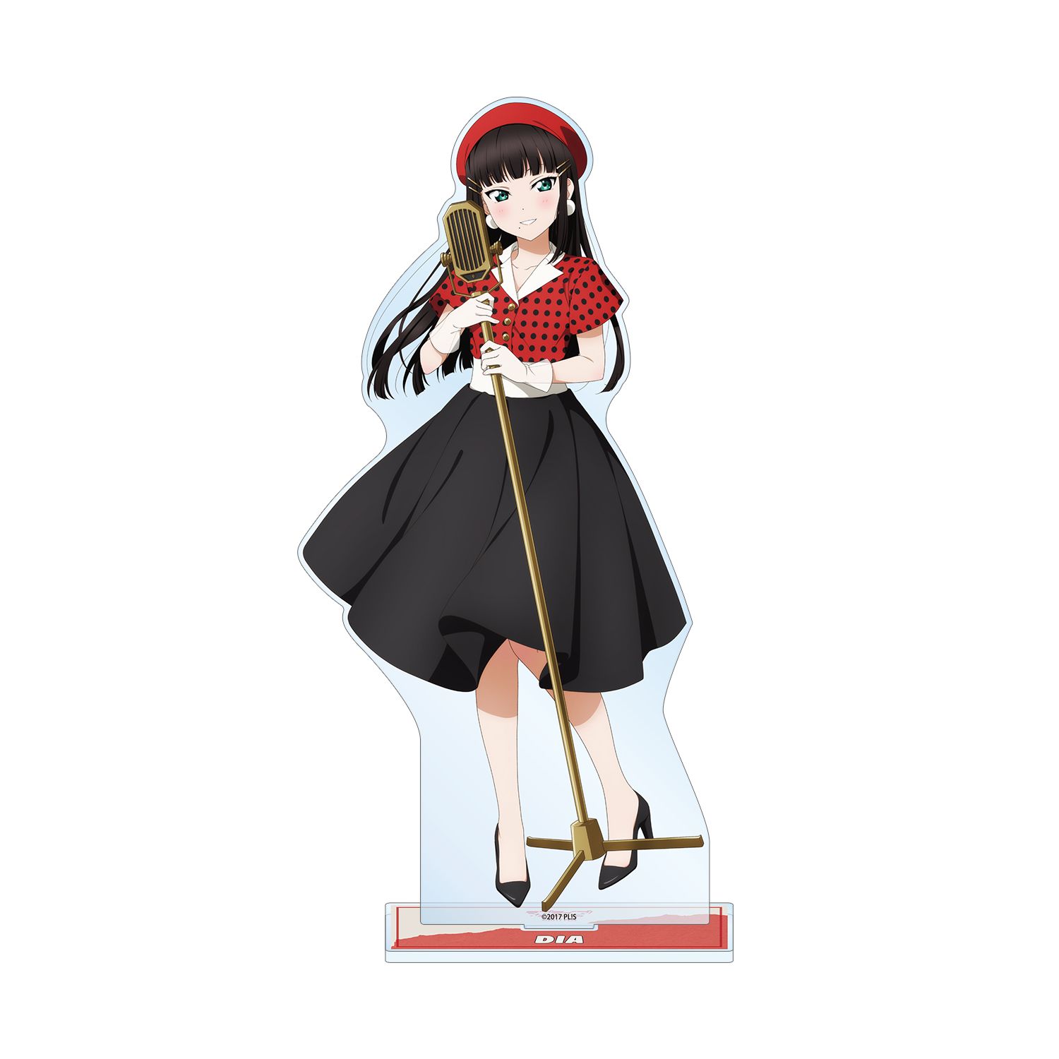 ラブライブ!サンシャイン!! 描き下ろし 黒澤ダイヤ The Blue Swell衣装ver. 特大アクリルスタンド 画像 2 | AniSmile