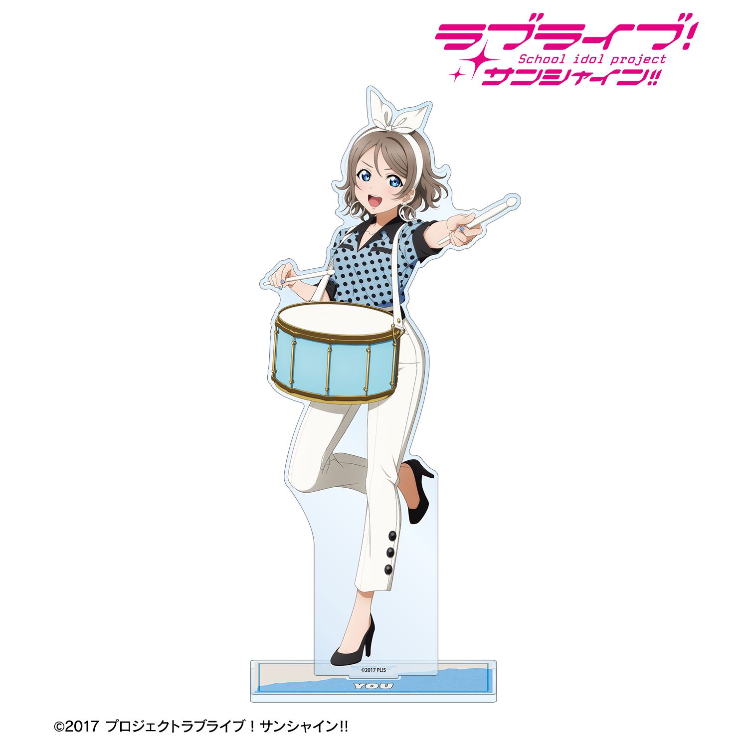 ラブライブ!サンシャイン!! 描き下ろし 渡辺 曜 The Blue Swell衣装ver. 特大アクリルスタンド 画像 3 | AniSmile