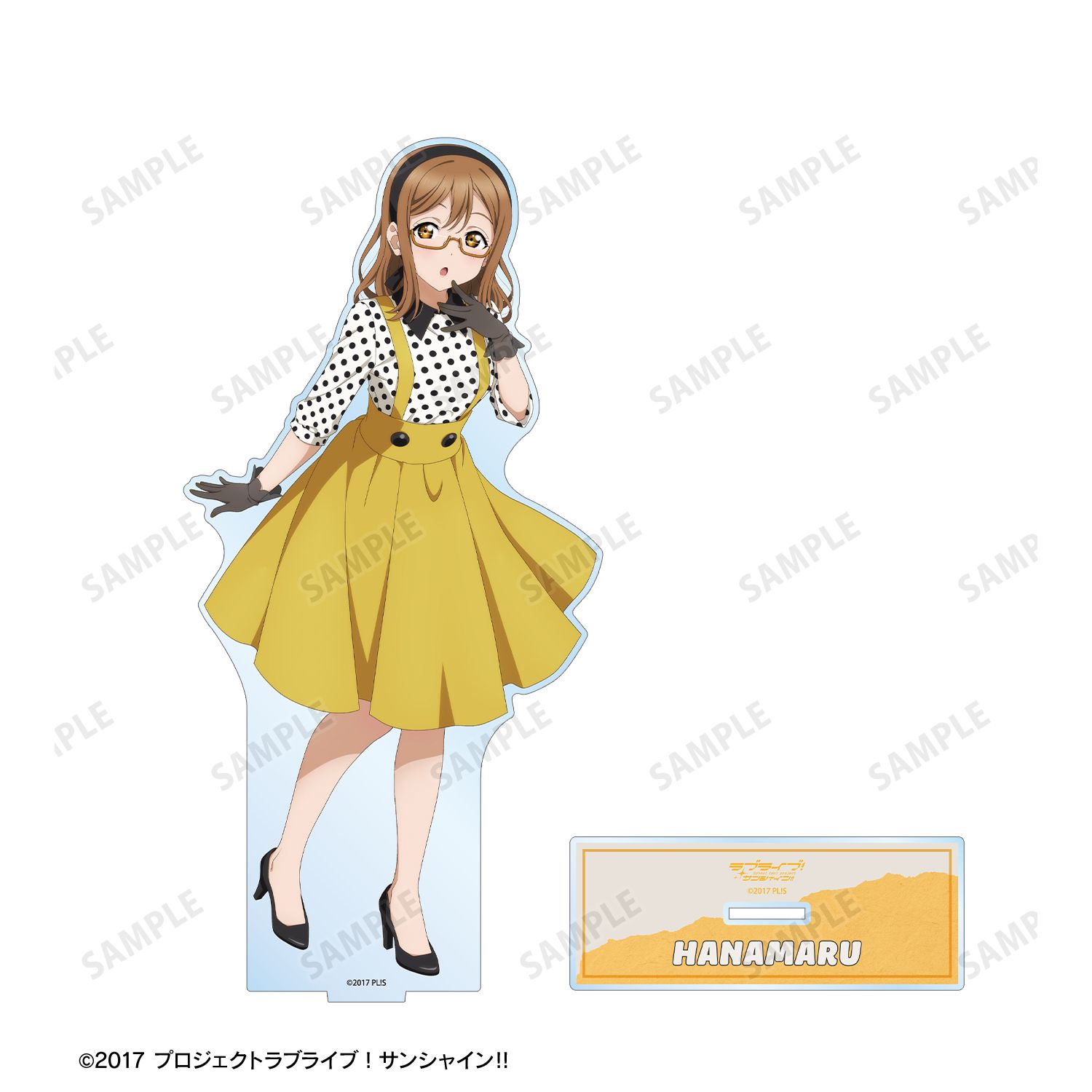ラブライブ!サンシャイン!! 描き下ろし 国木田花丸 The Blue Swell衣装ver. 特大アクリルスタンド 画像 3 | AniSmile