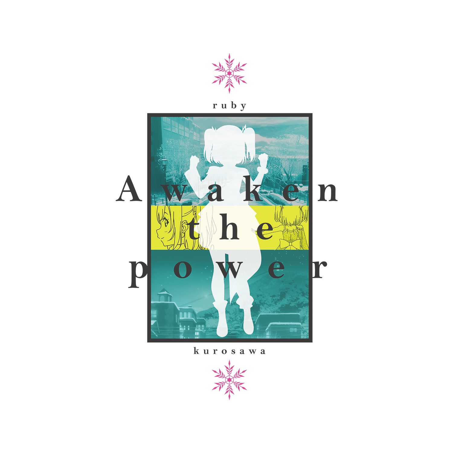 ラブライブ!サンシャイン!! 黒澤ルビィ Awaken the power Tシャツメンズ(サイズ/XXL) 画像 2 | AniSmile