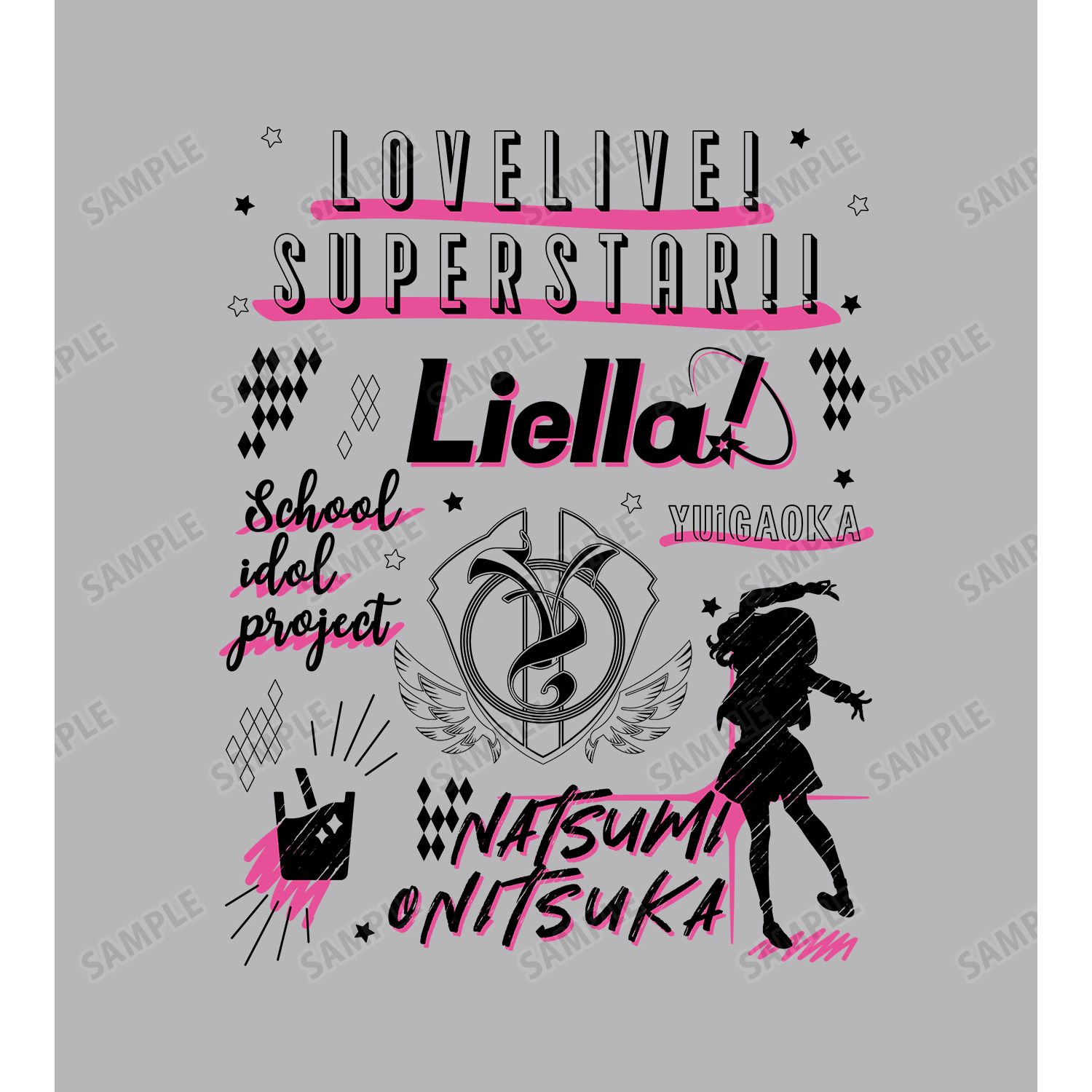 ラブライブ!スーパースター!! 鬼塚 夏美 Ani-Sketch Tシャツレディース(サイズ/M) 画像 3 | AniSmile