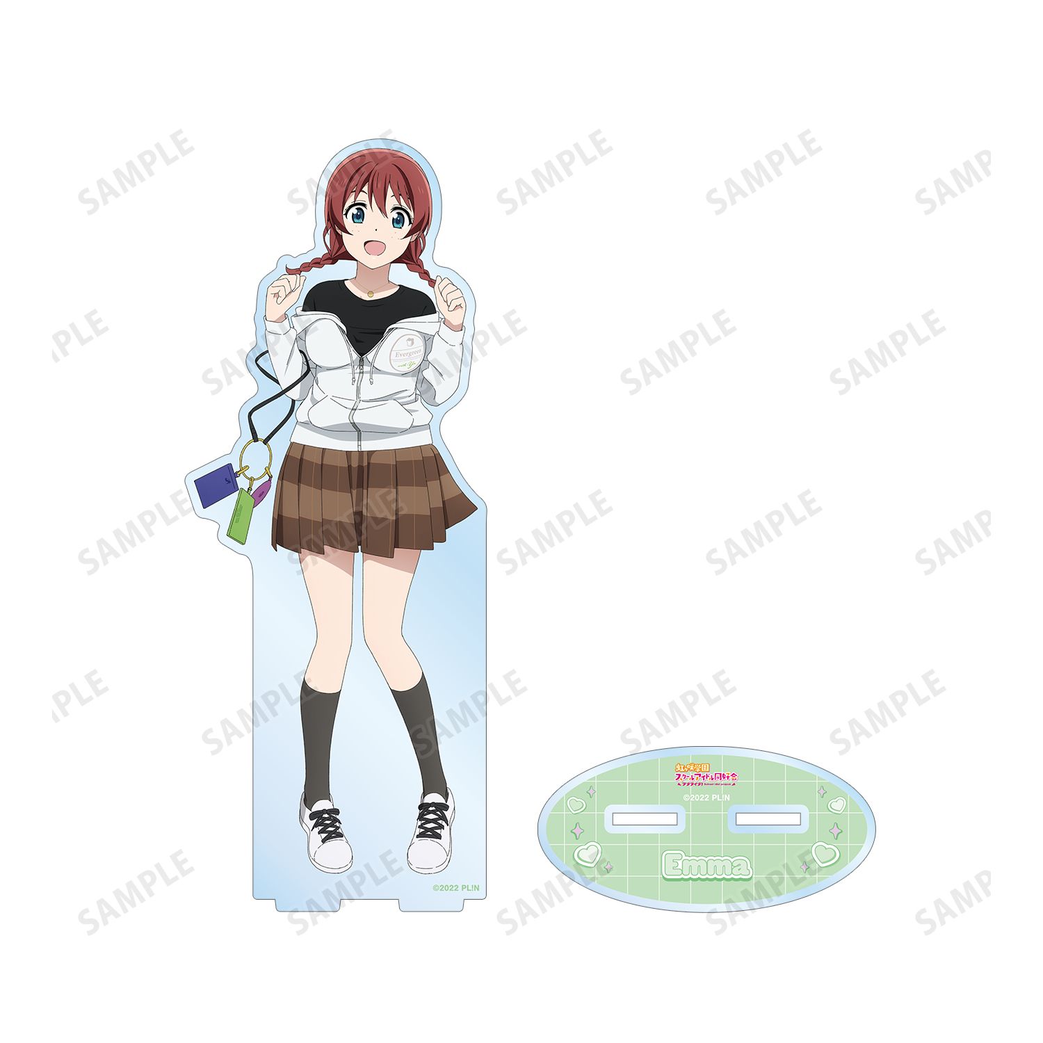 ラブライブ!虹ヶ咲学園スクールアイドル同好会 描き下ろしイラスト エマ・ヴェルデ おそろいコーデver. BIGアクリルスタンド 画像 3 | AniSmile