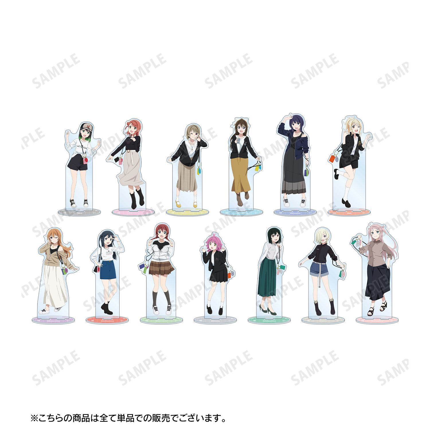 ラブライブ!虹ヶ咲学園スクールアイドル同好会 描き下ろしイラスト ミア・テイラー おそろいコーデver. BIGアクリルスタンド 画像 4 | AniSmile