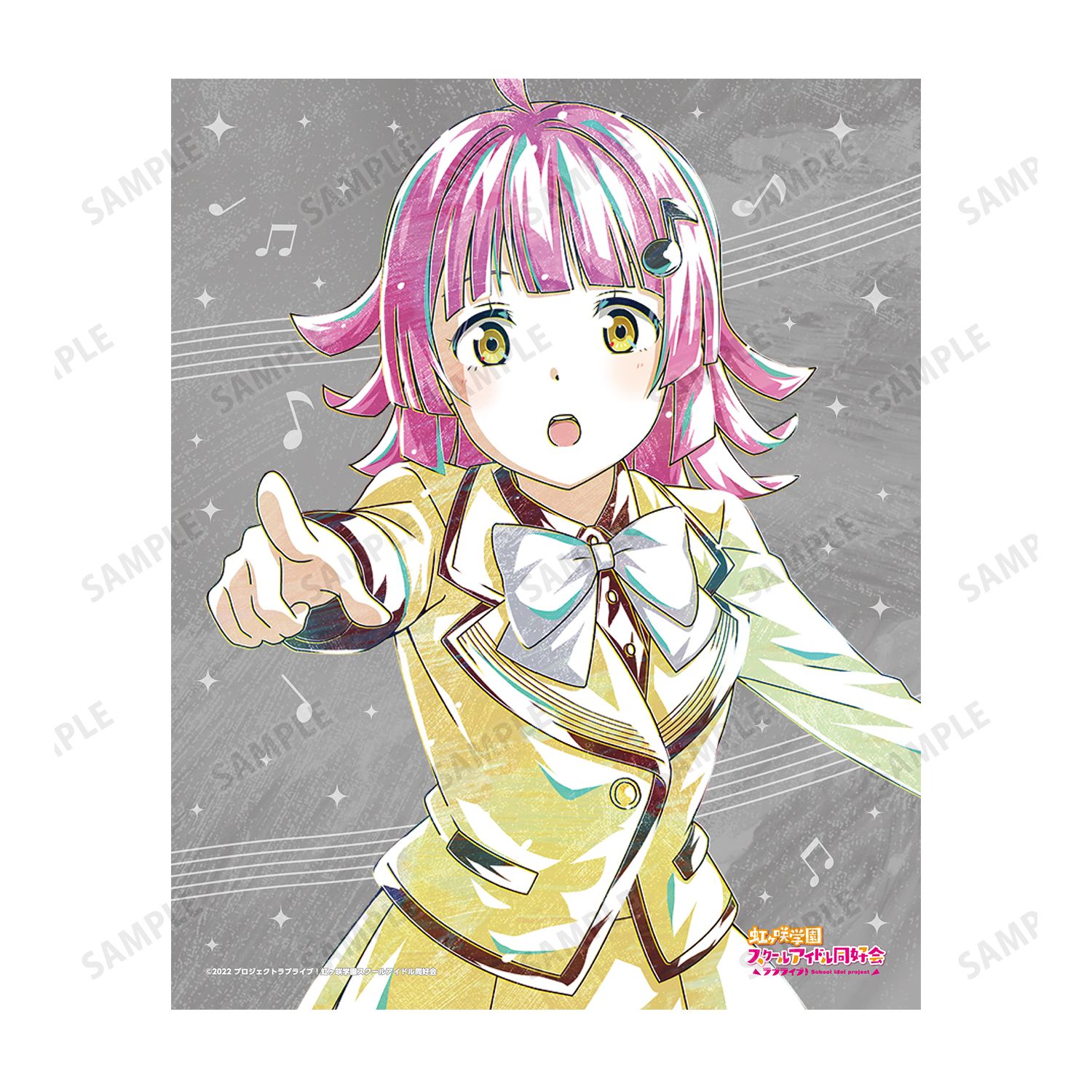ラブライブ!虹ヶ咲学園スクールアイドル同好会 天王寺 璃奈 Ani-Art キャンバスボード 画像 3 | AniSmile